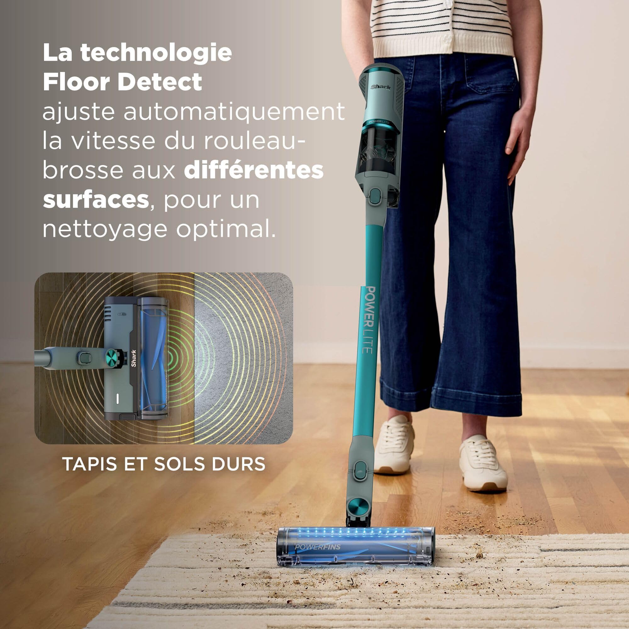 shark-powerlite-bu1623eu-aspirateur-balai-sans-fil-turquoise-115w image 5