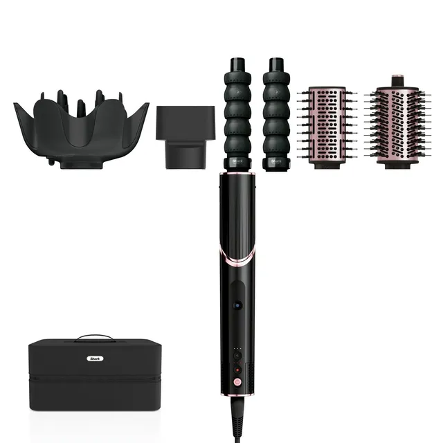 shark-flexstyle-hd440eu-styler-5-en-1-noir-rose-sans-chaleur image 1