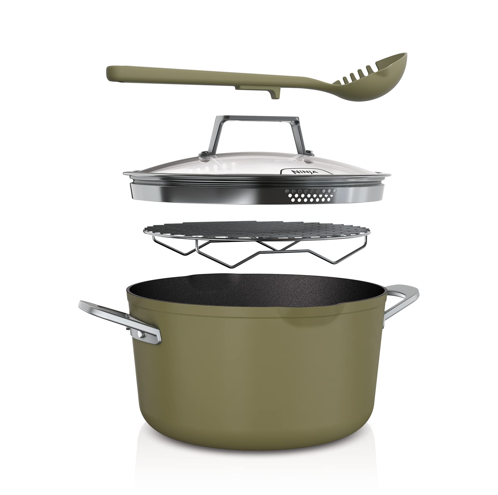 ninja-foodi-possiblepot-cw202gnuk-faitout-6-6-l-vert-olive image 1