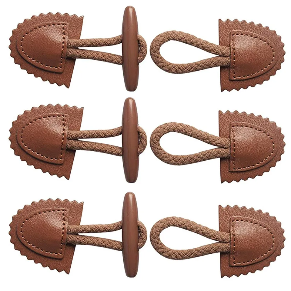 tomedeks-boutons-veste-pantalon-boutons-cuir-10-paires-corne image 1