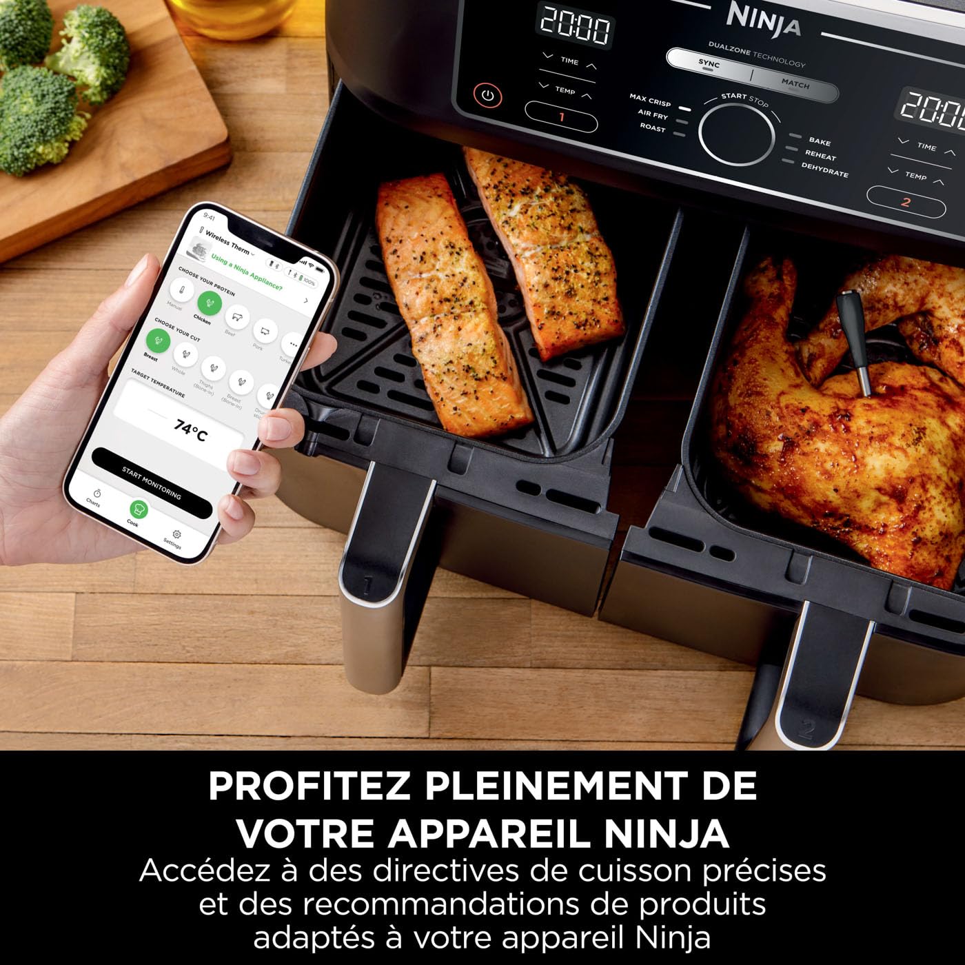 ninja-prochef-wp100eu-thermom-tre-viande-sans-fil-bluetooth-50-m image 8
