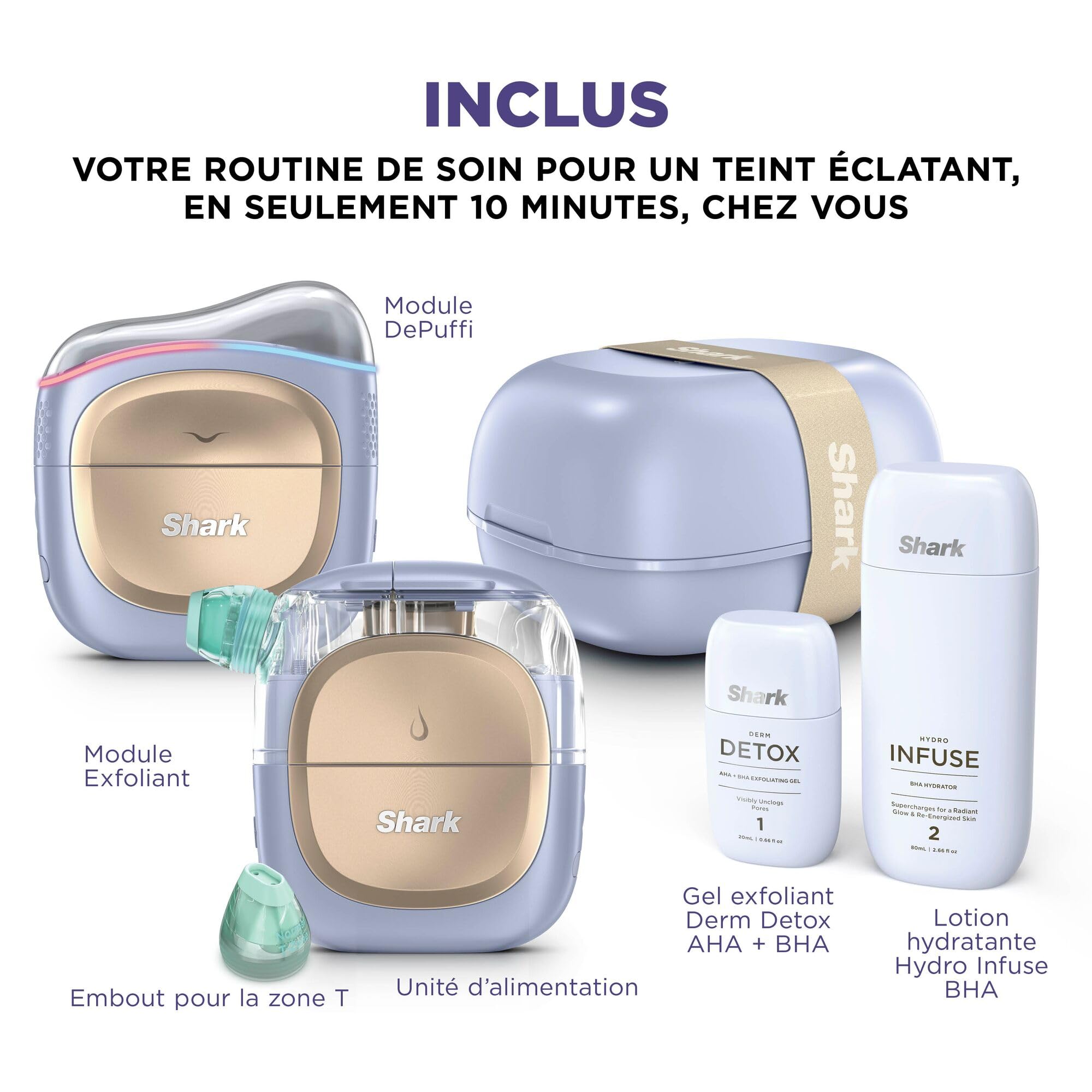 shark-facialpro-glow-fh320amzeu-appareil-visage-bleu-spa image 7