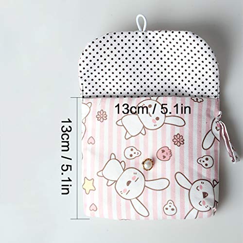 tomedeks-pochette-serviettes-hygi-niques-coton-lapin-13cm image 7