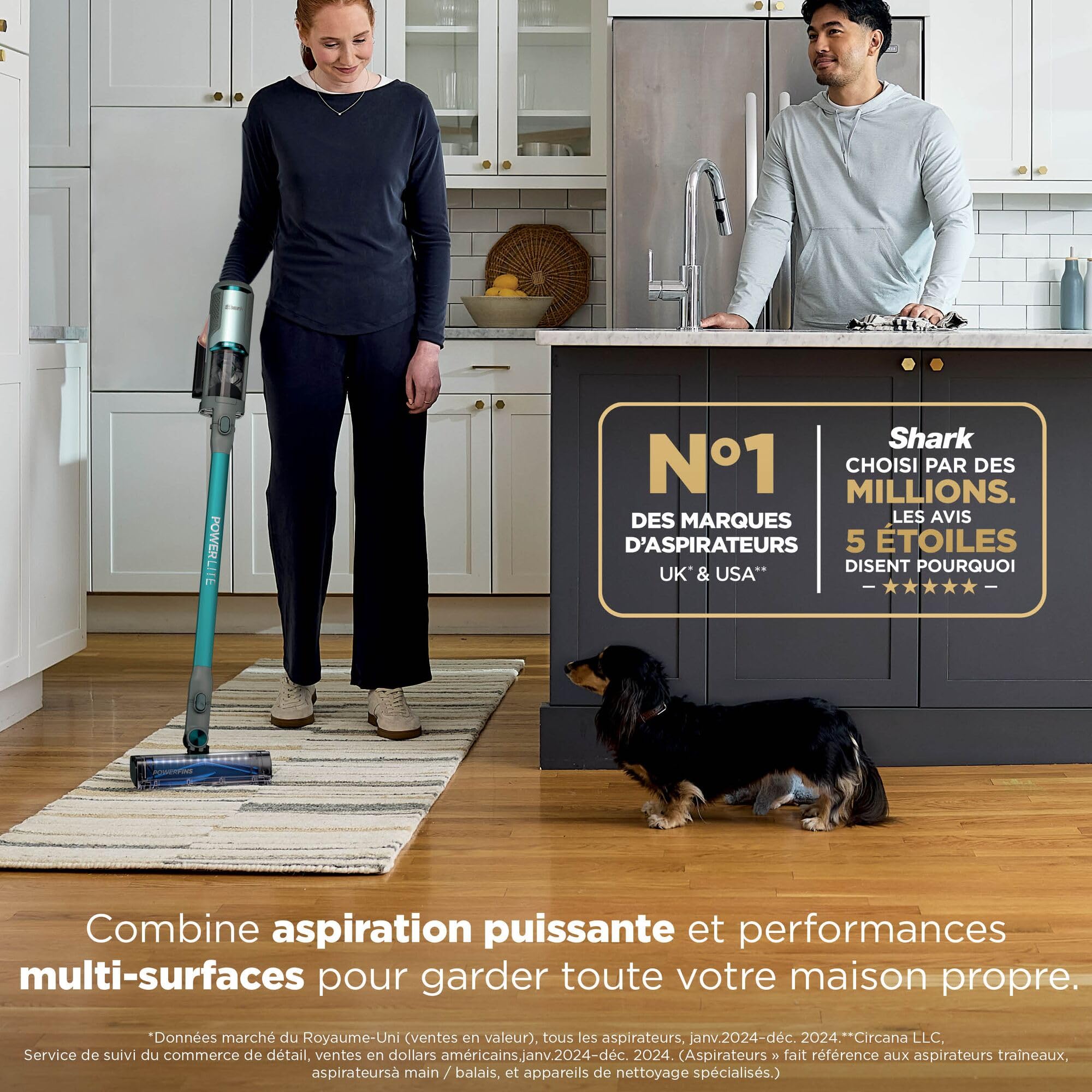 shark-powerlite-bu1623eu-aspirateur-balai-sans-fil-turquoise-115w image 3