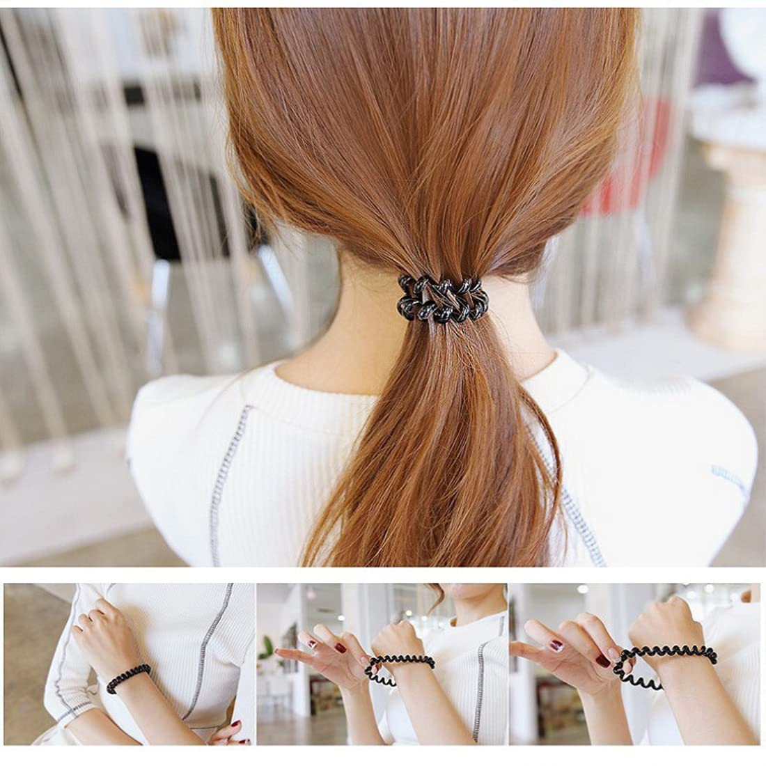 tomedeks-spirale-lastique-cheveux-sans-trace-lot-8-forte-tenue image 5