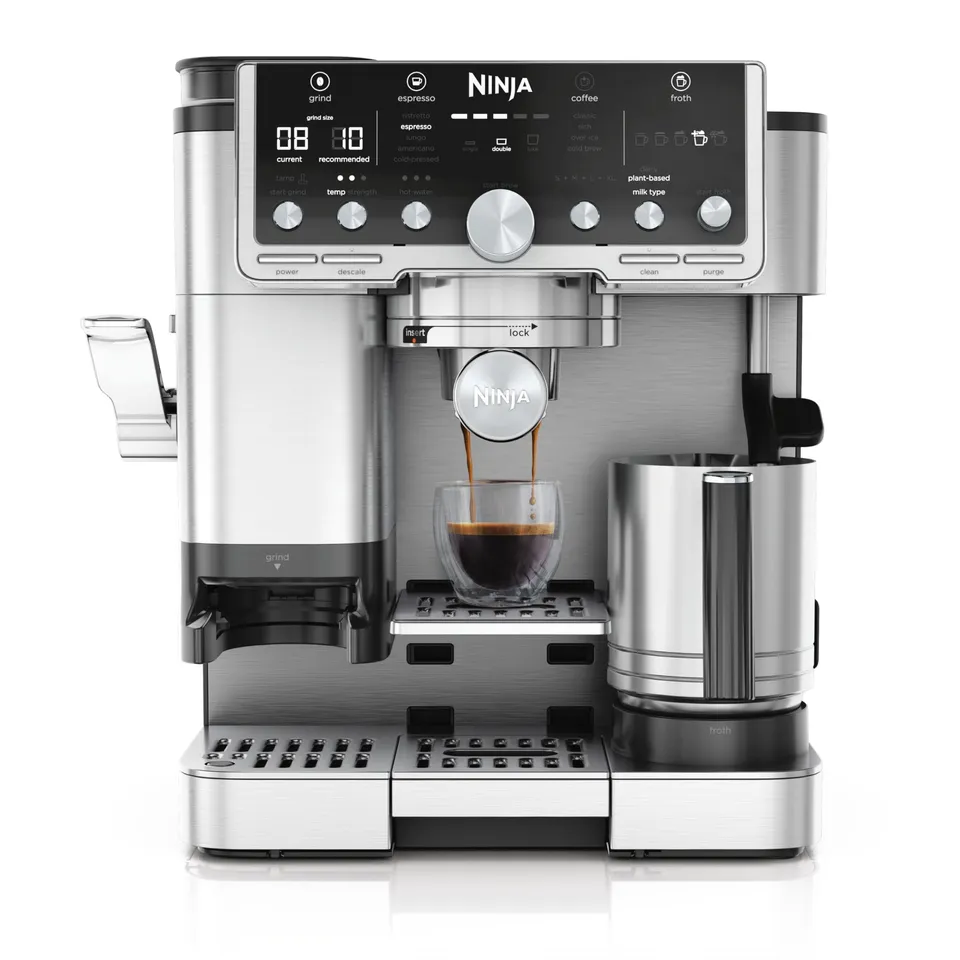 ninja-luxe-pro-es701eu-machine-caf-3-en-1-argent-grain image 1