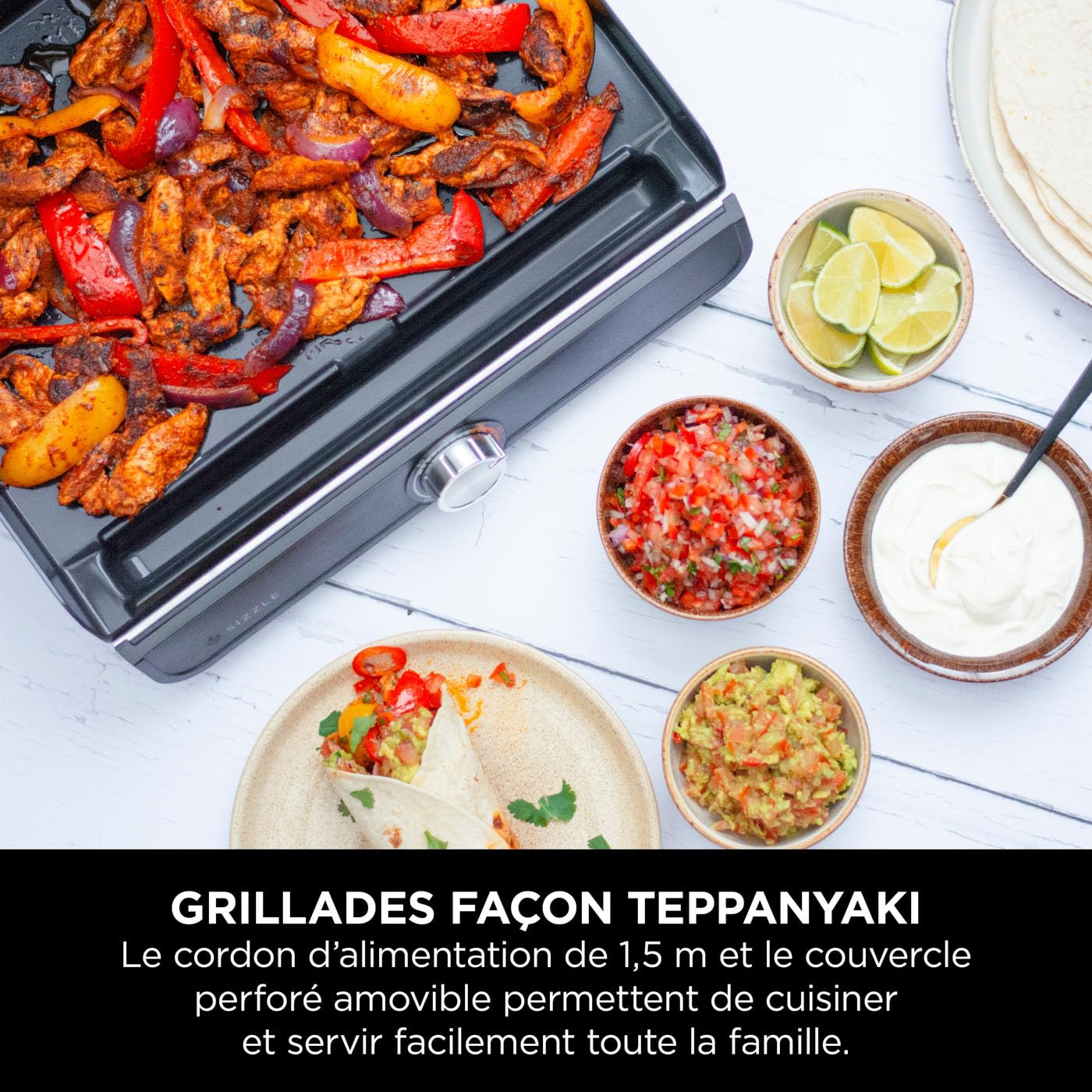 ninja-sizzle-gr101eu-grill-int-rieur-gris-plancha-260-c image 8