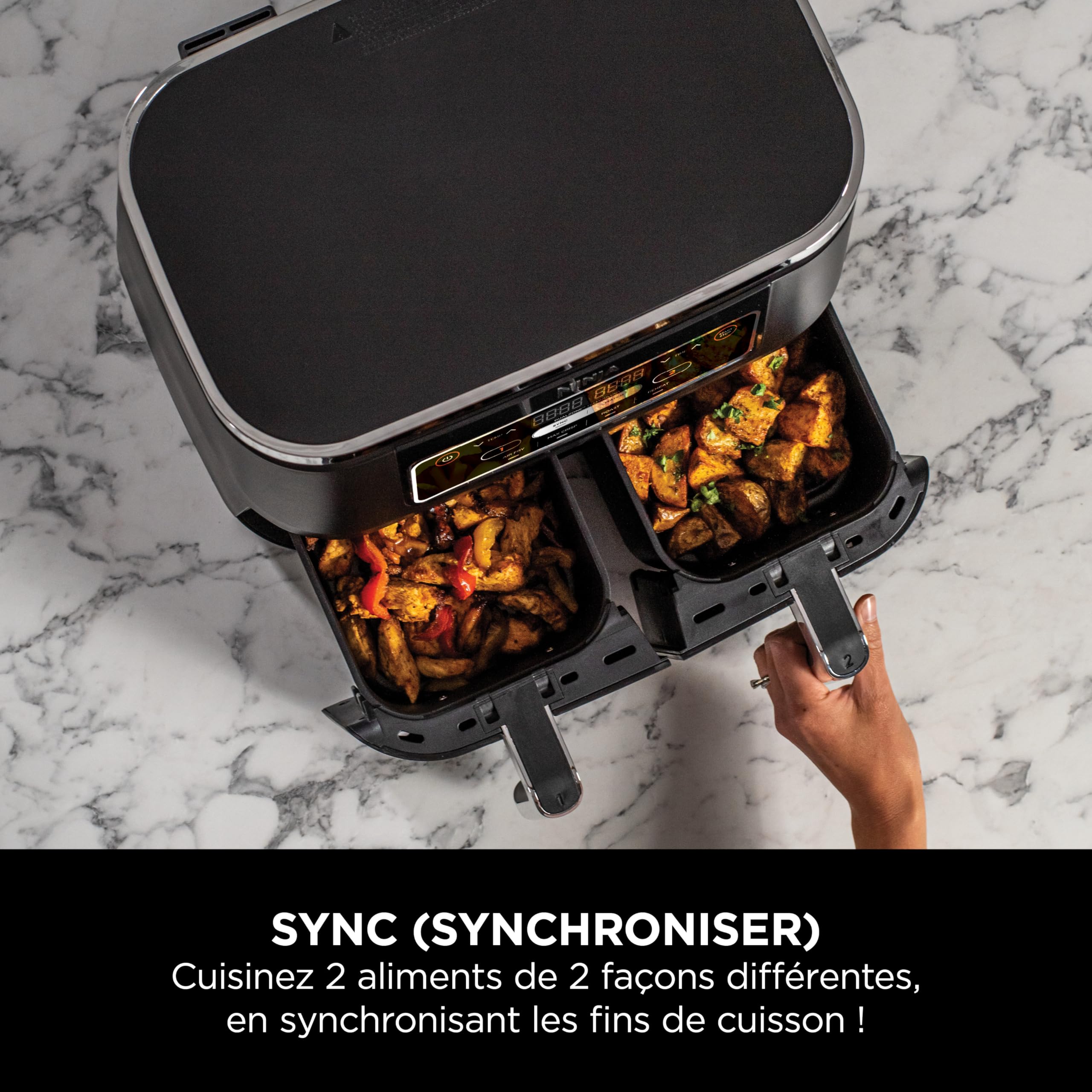 ninja-foodi-dual-zone-af200eu-air-fryer-7-6l-noir image 7