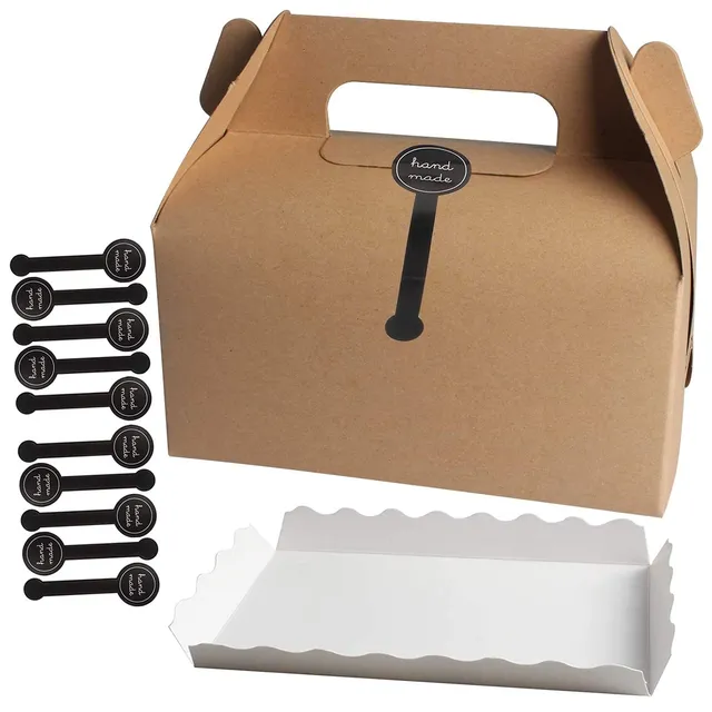 tomedeks-ustensiles-de-cuisine-bo-te-g-teau-carton-blanc-x10 image 1