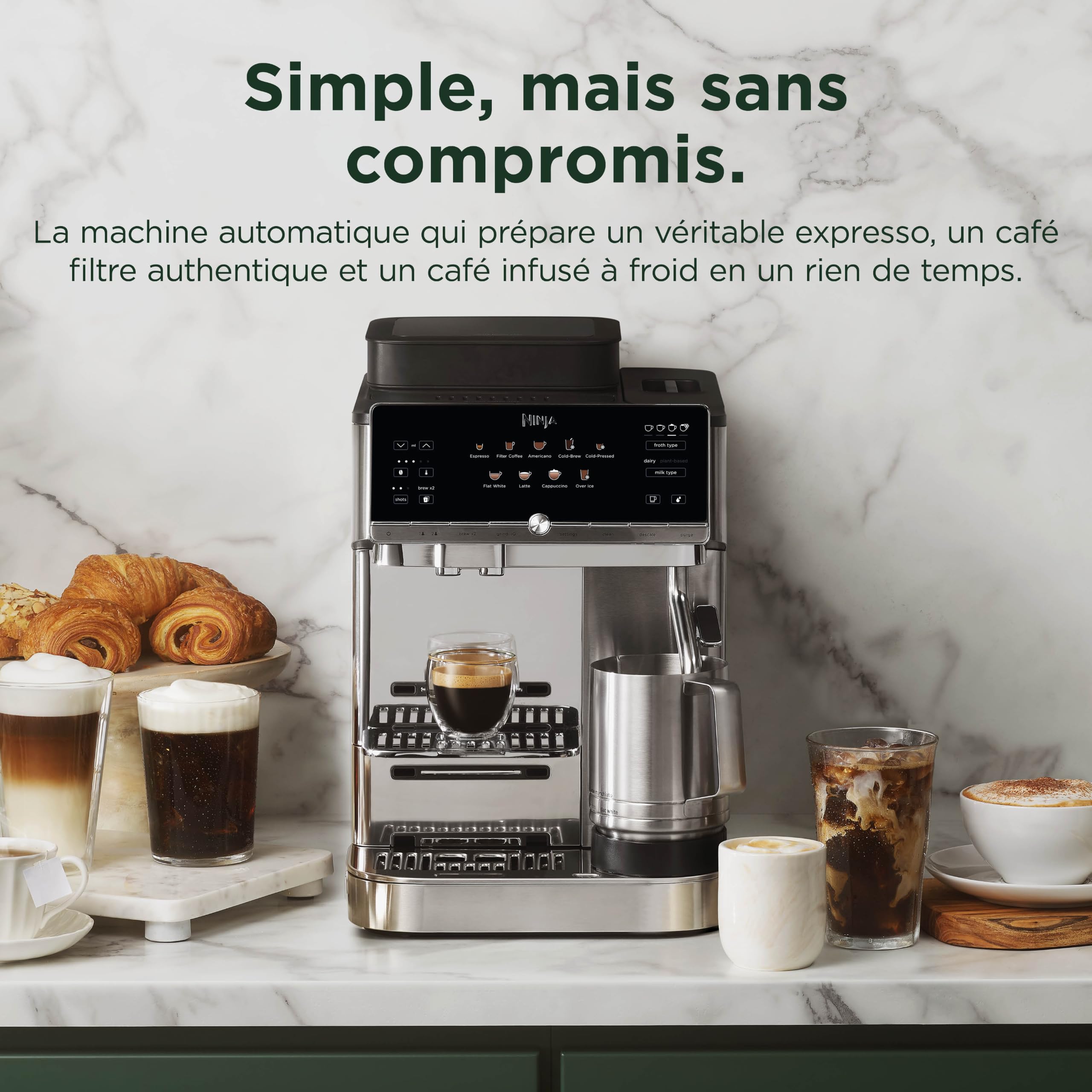 ninja-autobarista-machine-caf-grains-argent-ae1021eu image 2