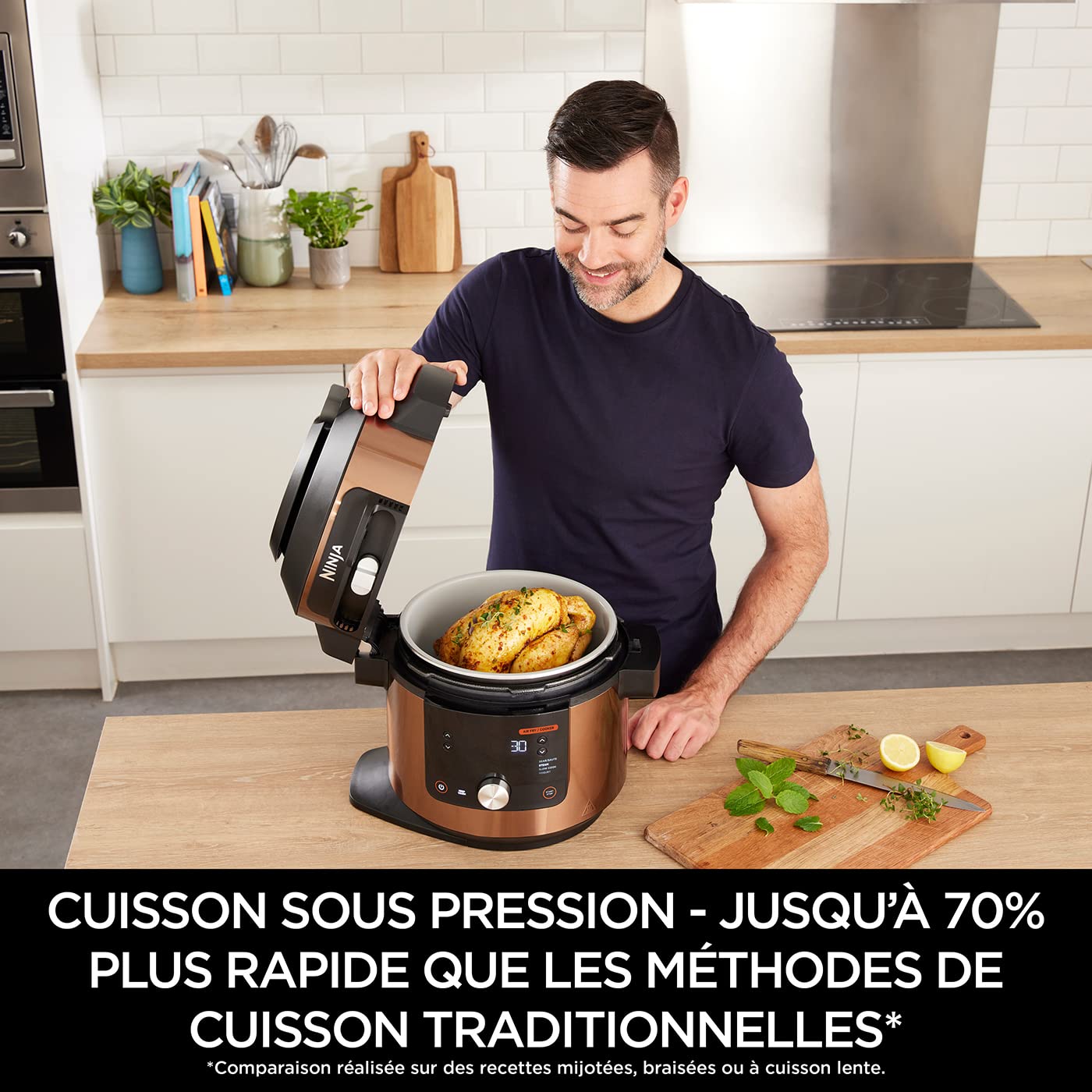 ninja-foodi-max-ol650eucp-multicuiseur-7-5l-cuivre-12-en-1 image 6