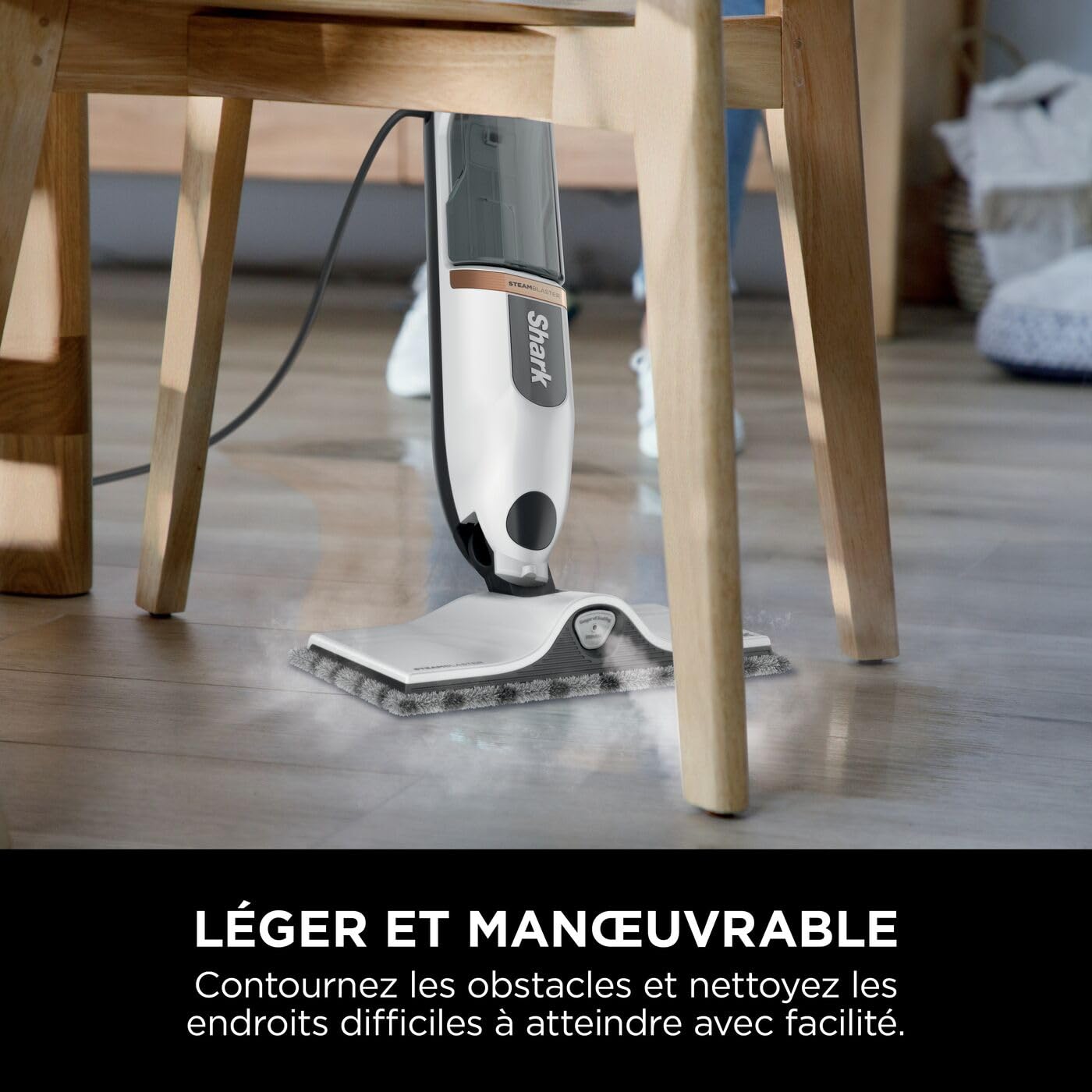 shark-steamspot-balai-vapeur-sols-durs-blanc-cuivre image 4