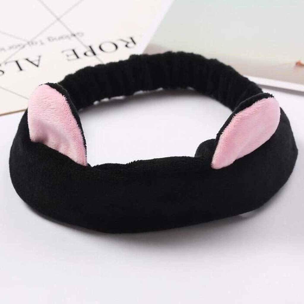 tomedeks-bandeau-maquillage-oreilles-chat-lot-2-noir-blanc image 3