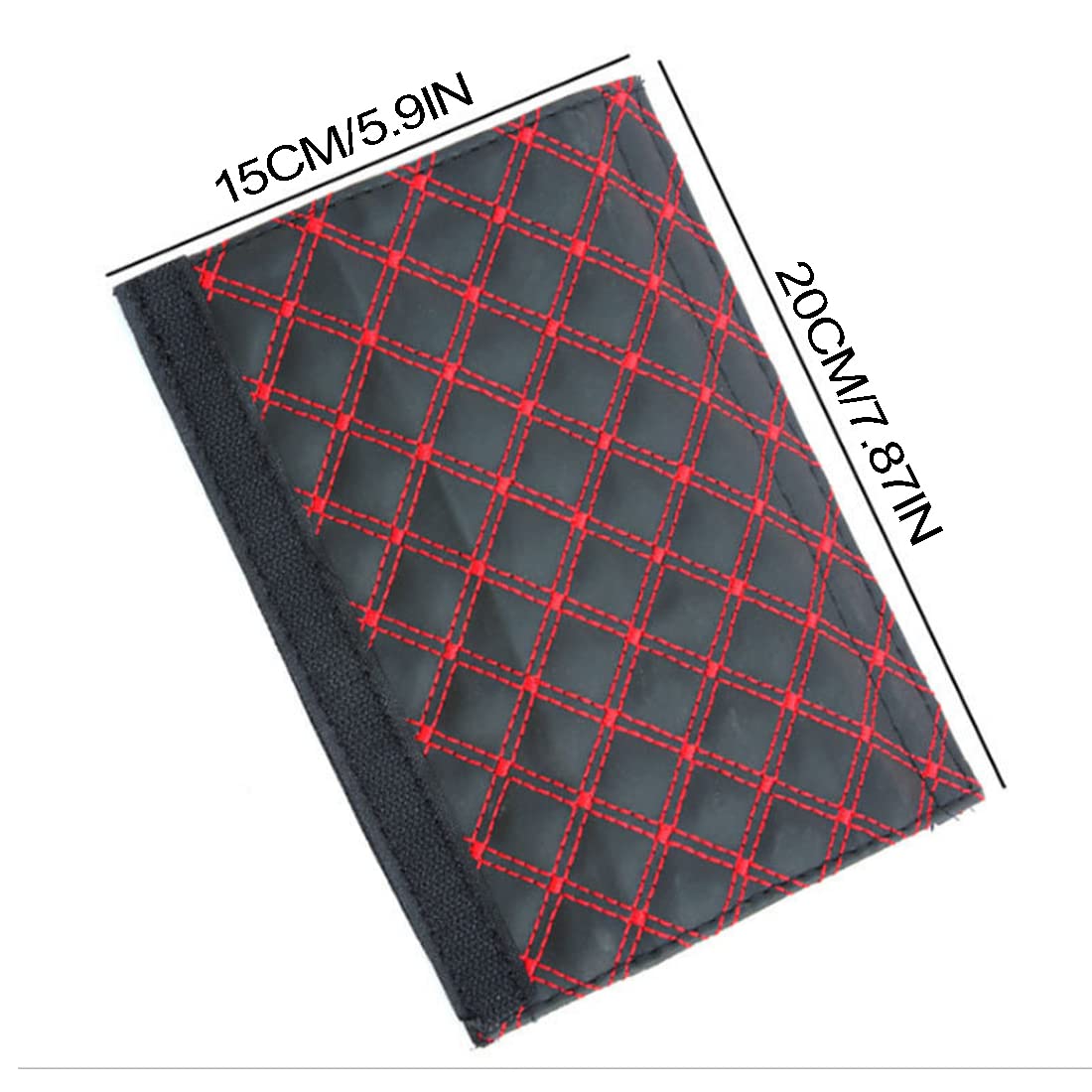 tomedeks-couvre-ceinture-voiture-cuir-coton-noir-rouge-tre-lot-2 image 2