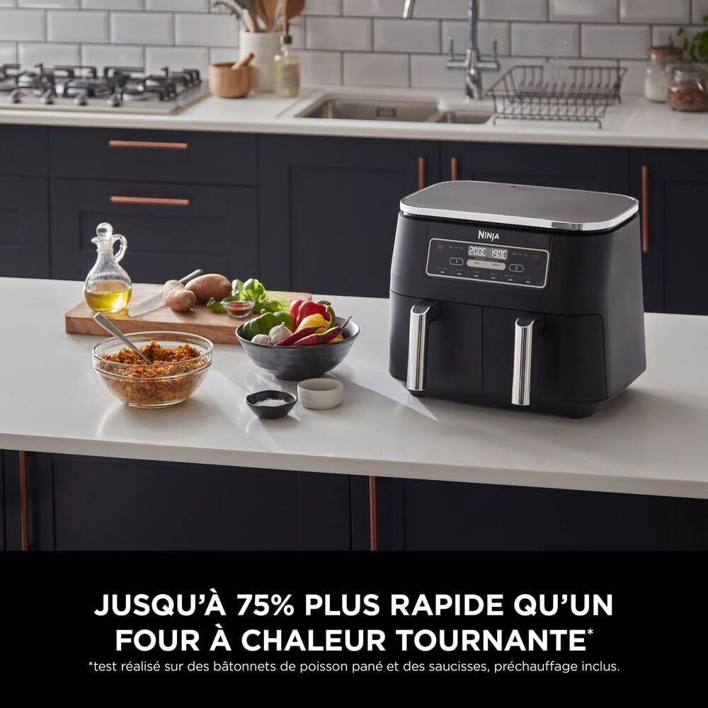 ninja-foodi-dual-zone-af300eu-friteuse-7-6-l-noire image 5