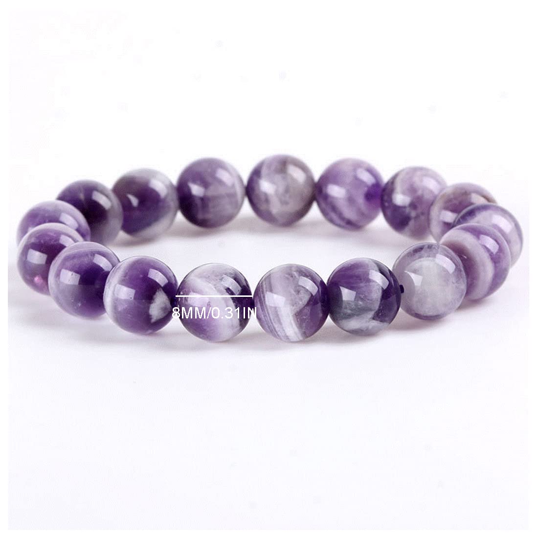 tomedeks-bracelet-fantaisie-violet-8-mm-lastique image 2