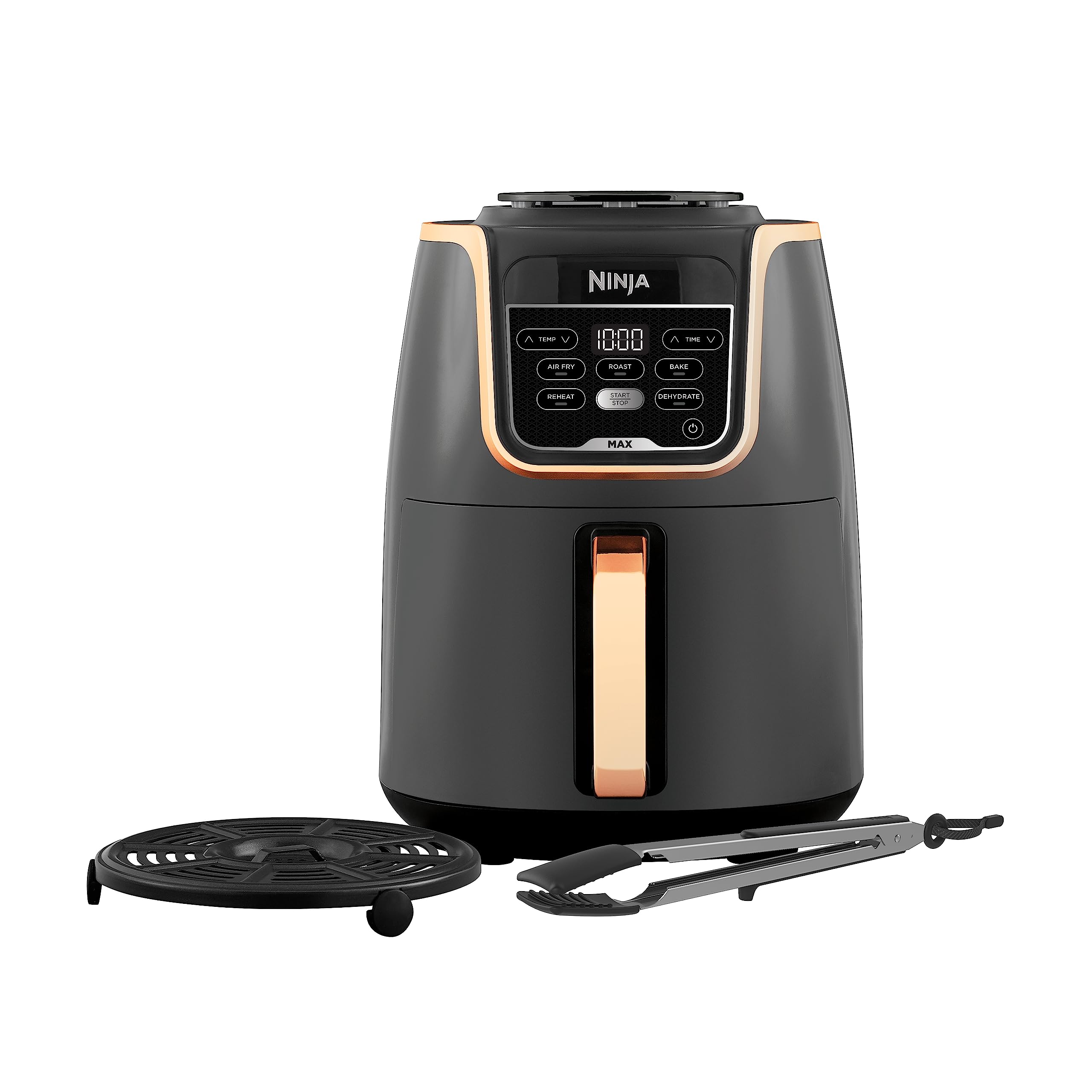 ninja-air-fryer-max-5-2-l-5-en-1-cuivre-noir-af150eucp image 1