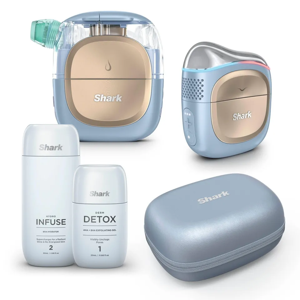 shark-facialpro-glow-fh320amzeu-appareil-visage-bleu-spa image 1