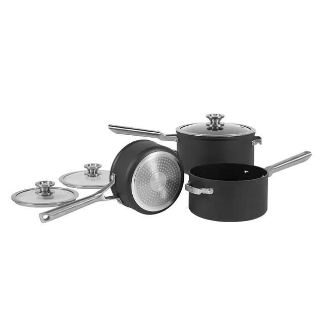 ninja-zerostick-c53000uk-batterie-3-casseroles-empilables-grise image 1