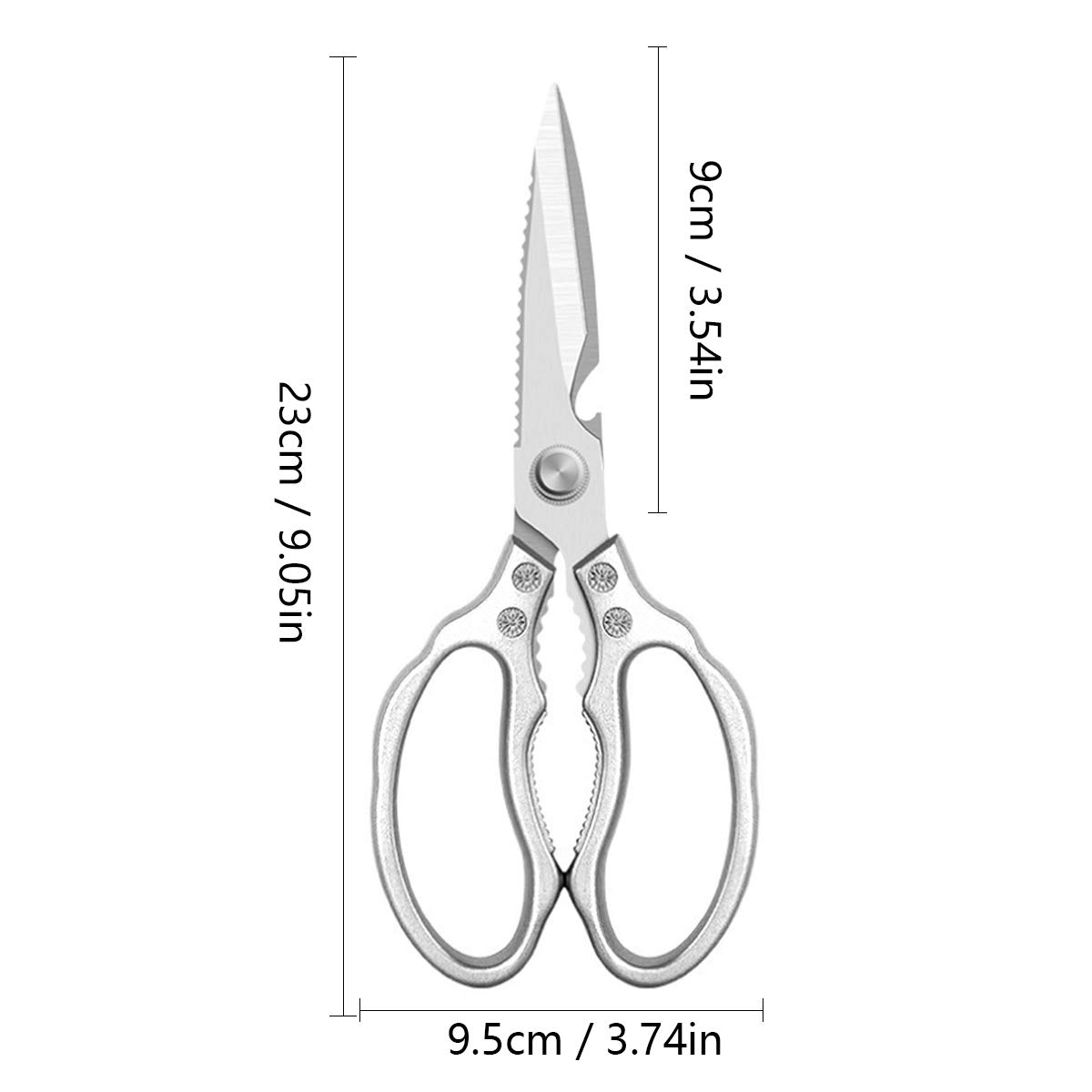 tomedeks-ciseaux-cuisine-inox-multifonction-argent-s-dentel-s image 2