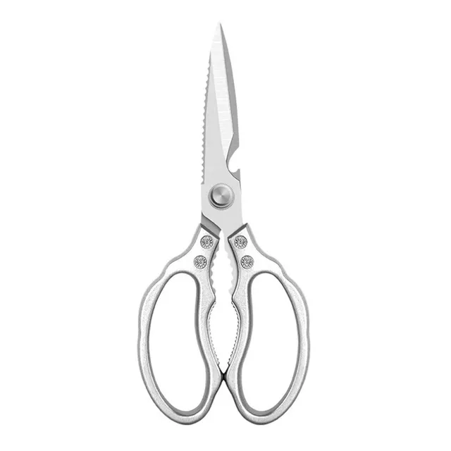 tomedeks-ciseaux-cuisine-inox-multifonction-argent-s-dentel-s image 1