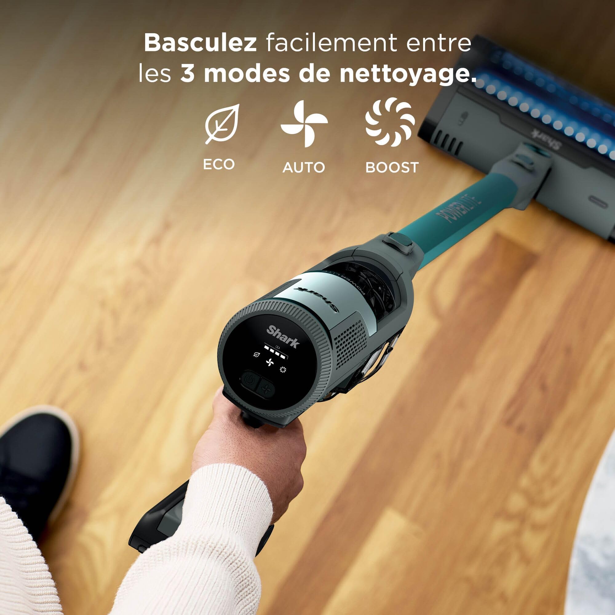 shark-powerlite-bu1623eu-aspirateur-balai-sans-fil-turquoise-115w image 7