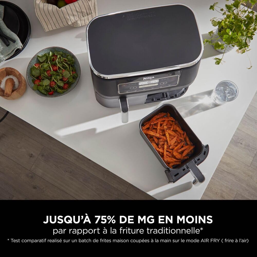 ninja-foodi-dual-zone-af300eu-friteuse-7-6-l-noire image 6