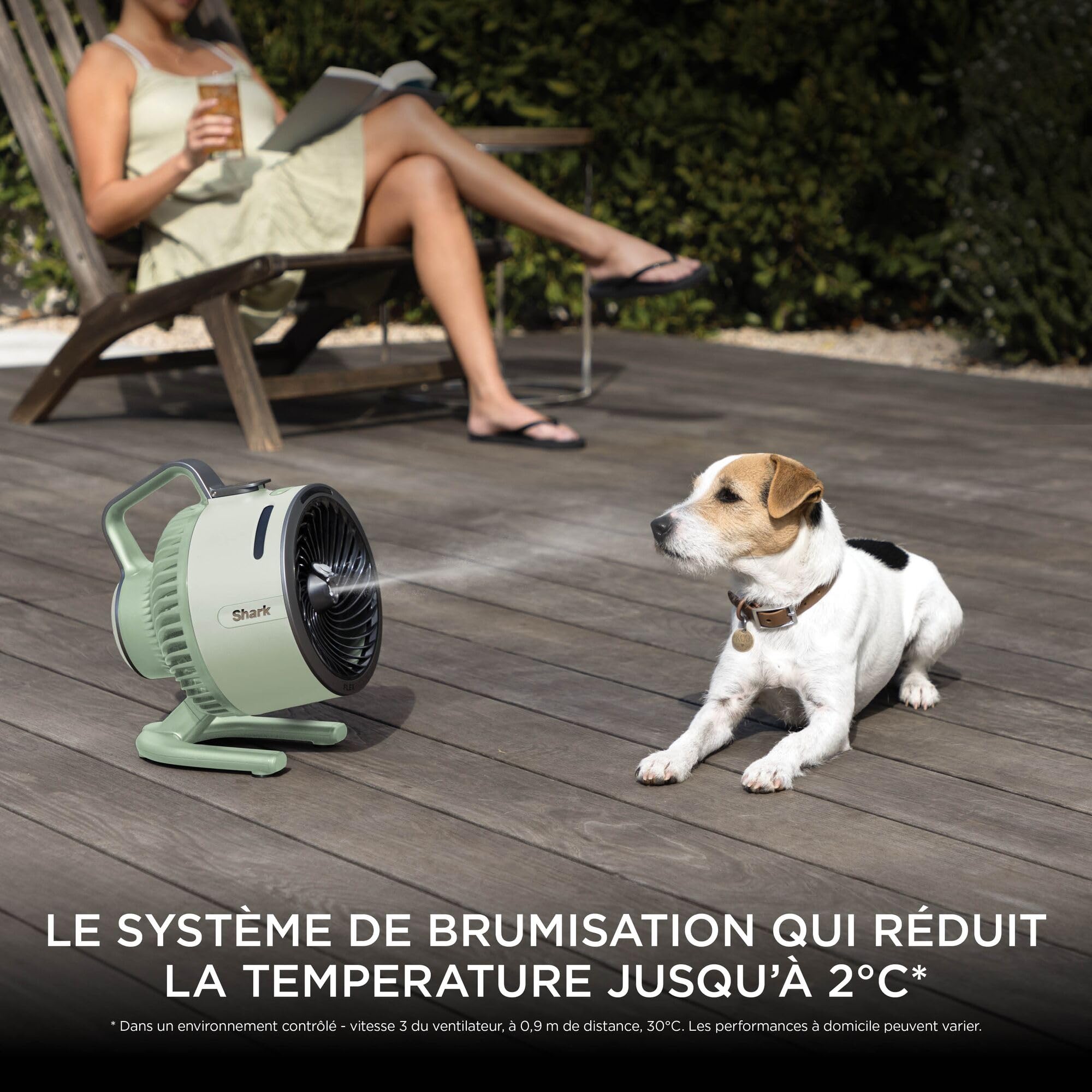 shark-flexbreeze-hydrogo-ventilateur-brumisateur-vert-menthe image 6