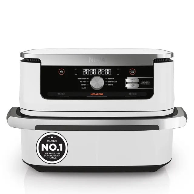 ninja-foodi-flexdrawer-af500euwh-friteuse-sans-huile-10-4-l-blanc image 1
