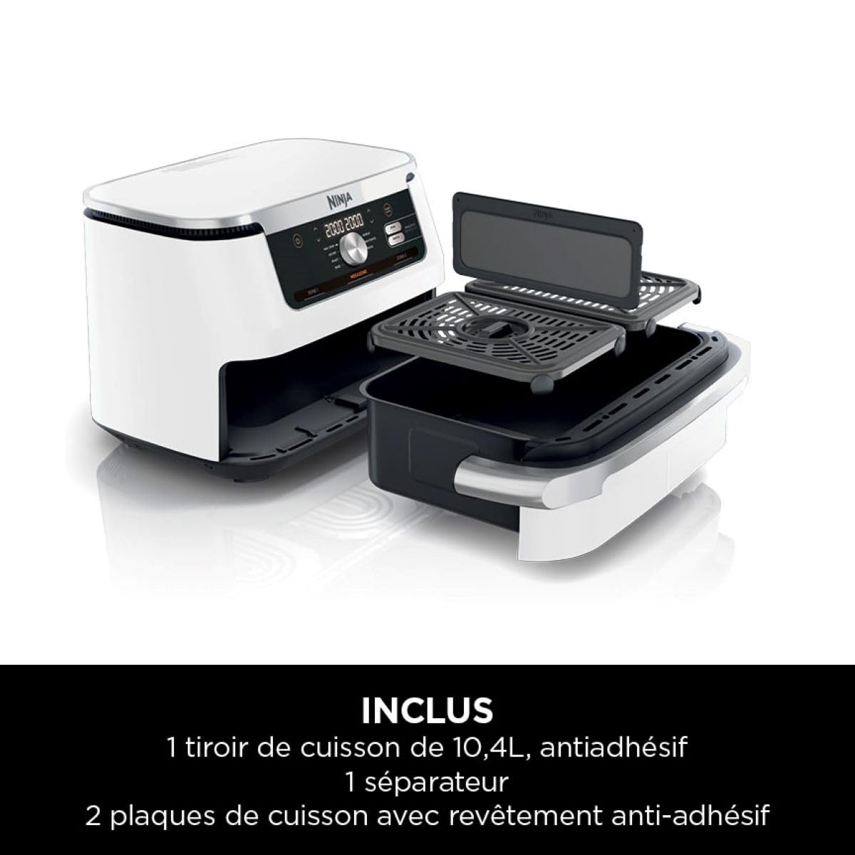 ninja-foodi-flexdrawer-af500euwh-friteuse-sans-huile-10-4-l-blanc image 5