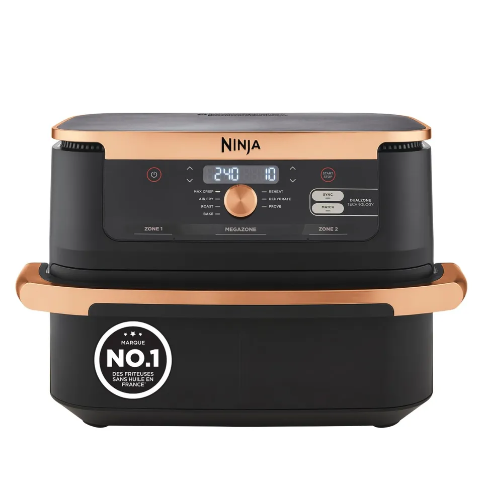 ninja-foodi-flexdrawer-af500eucp-friteuse-10-4-l-noir-cuivre image 1