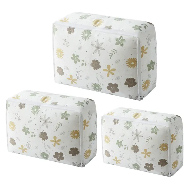 tomedeks-peva-sac-rangement-transparent-flower-lot-3-grande-capacit image 1