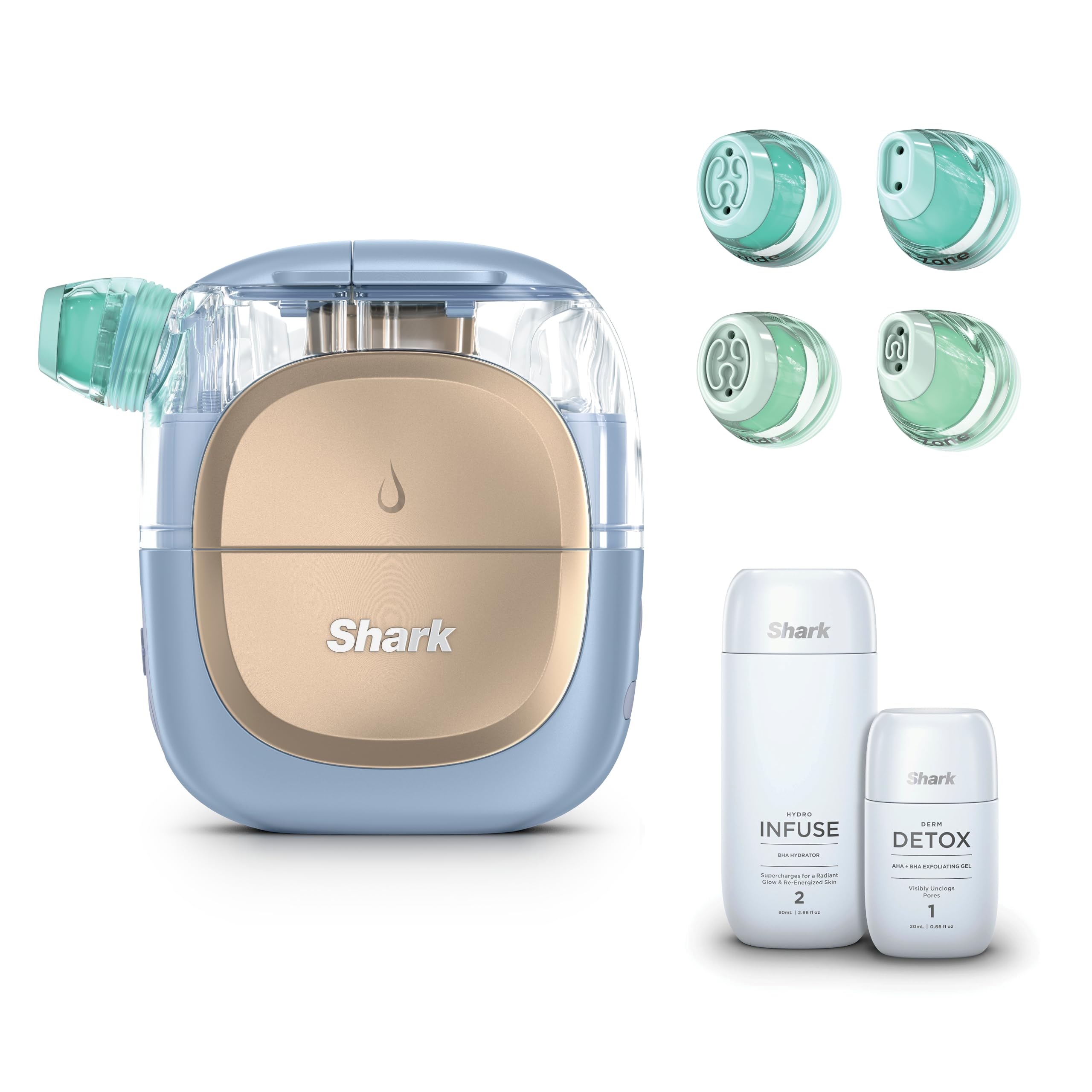 shark-facialpro-glow-fh310-appareil-soin-visage-bleu image 1