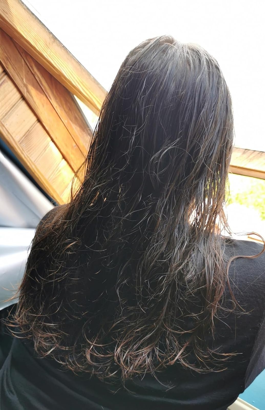 Sur cheveux mouillés