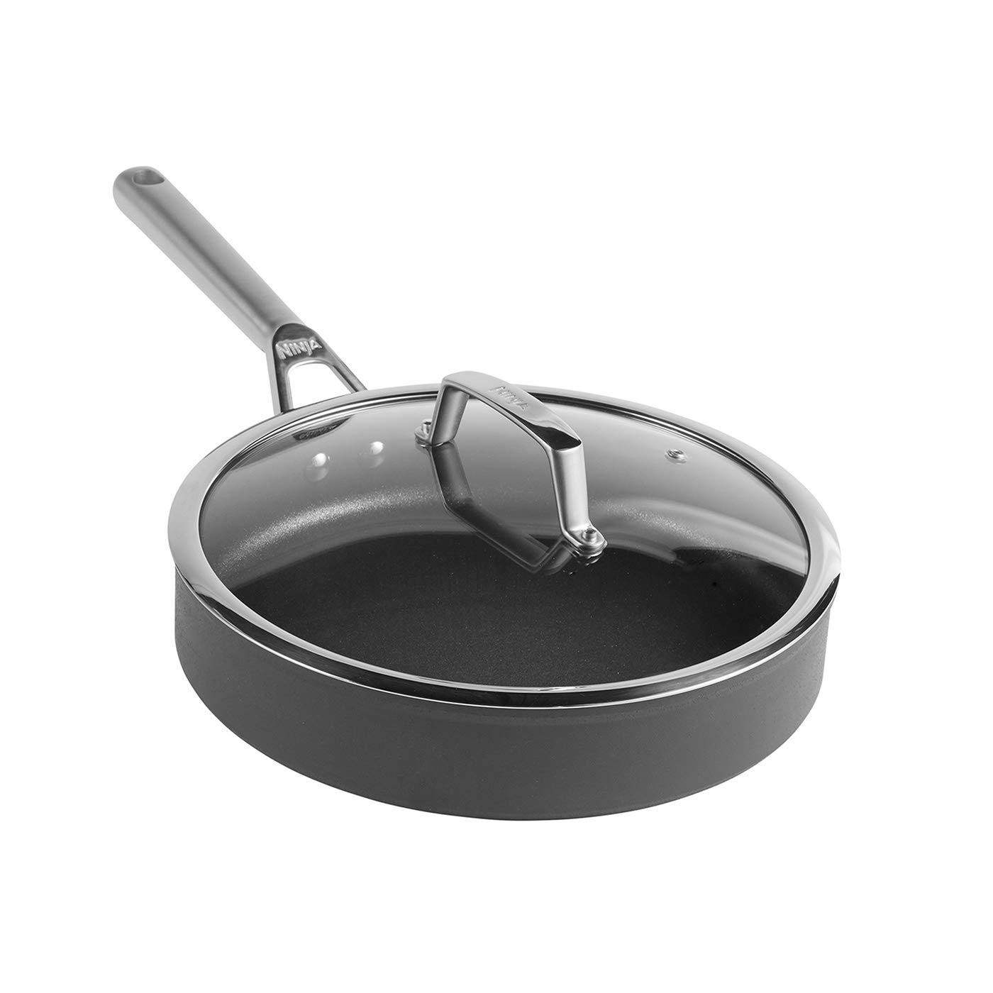 ninja-zerostick-c30126uk-sauteuse-26-cm-couvercle-gris-induction image 1