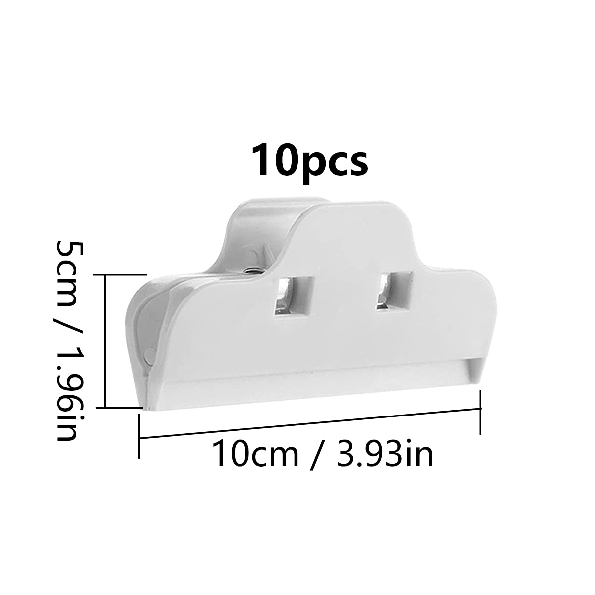 tomedeks-clips-tanch-it-plastique-10-cm-lot-couleurs image 2