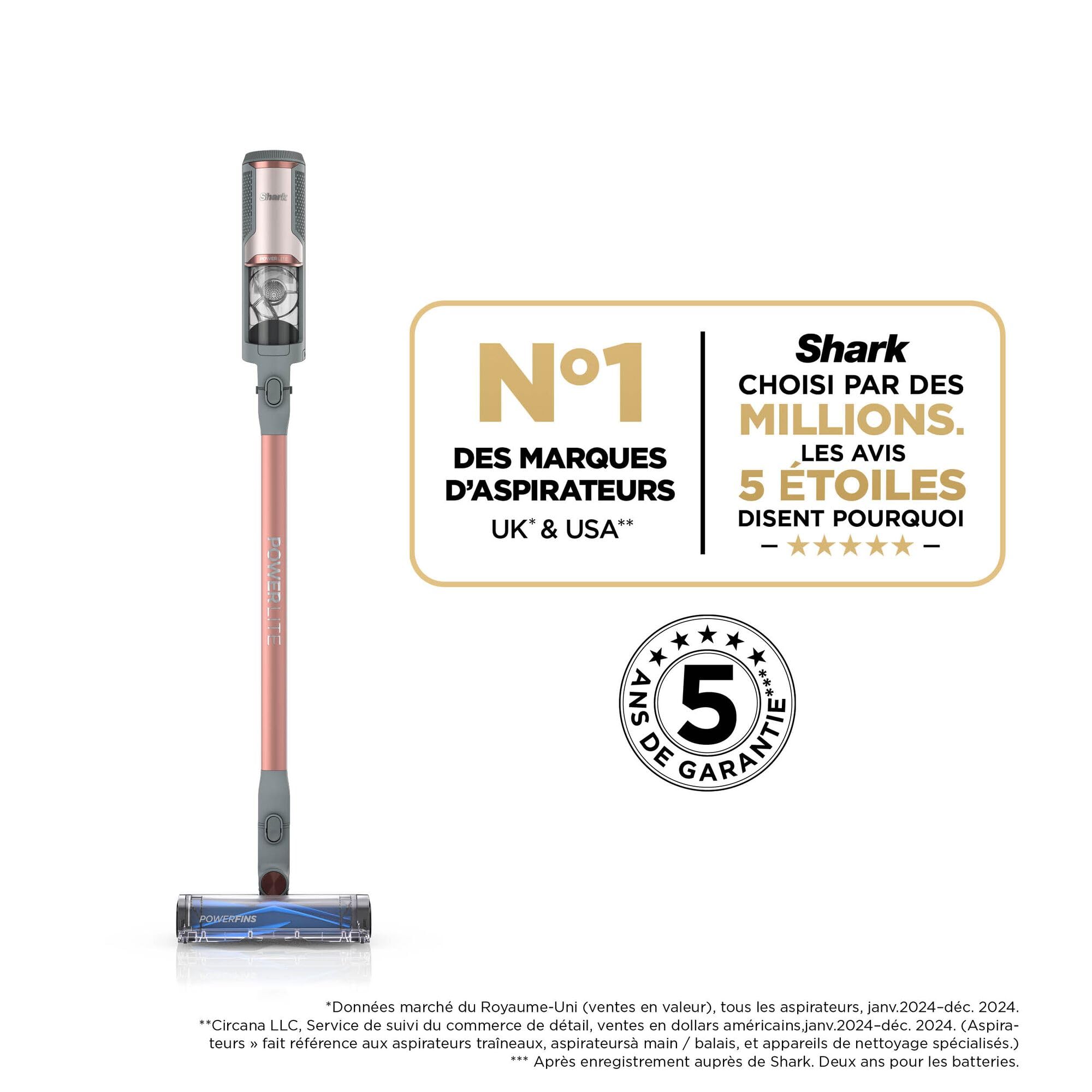 shark-powerlite-floordetect-aspirateur-balai-terracotta-115w image 2