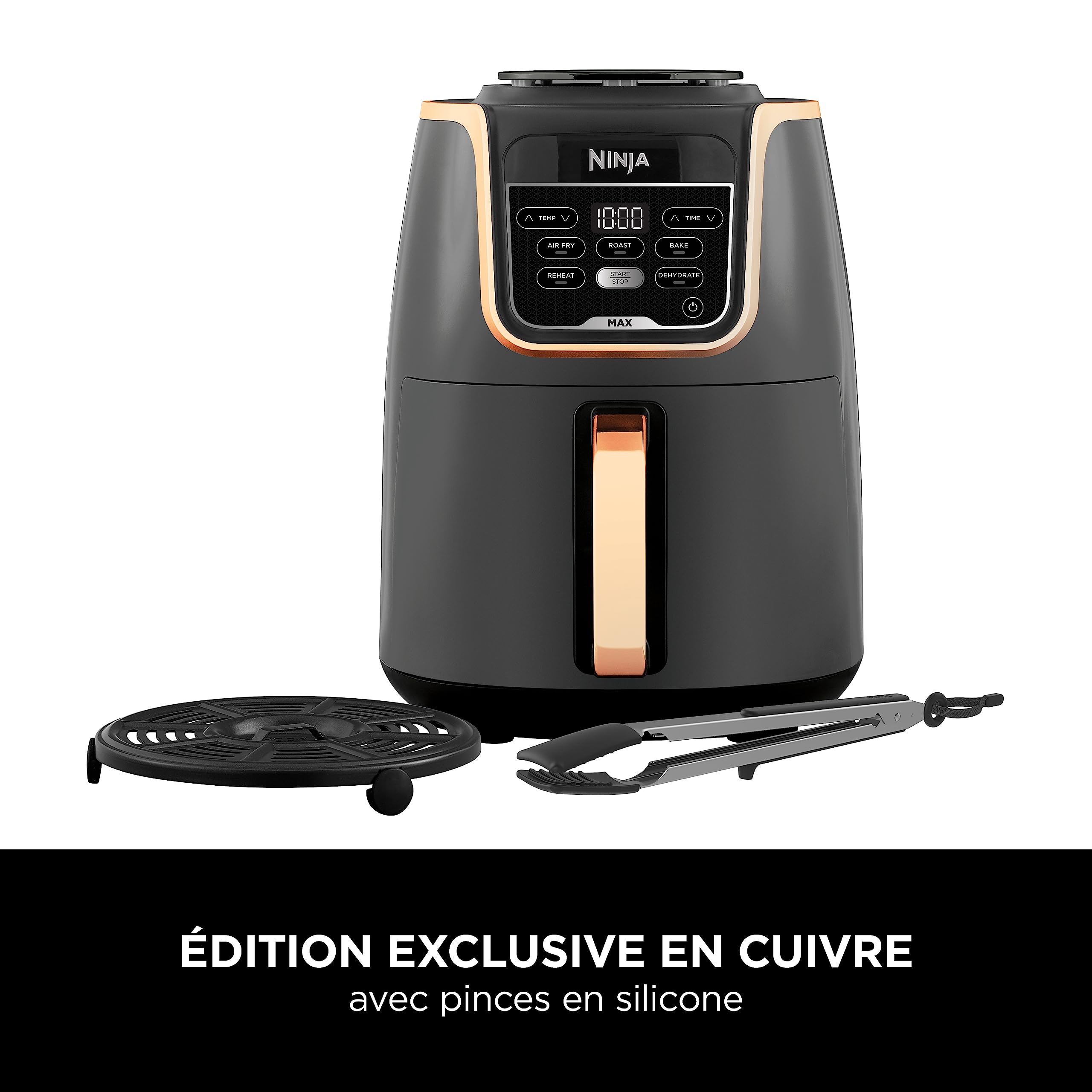 ninja-air-fryer-max-5-2-l-5-en-1-cuivre-noir-af150eucp image 7