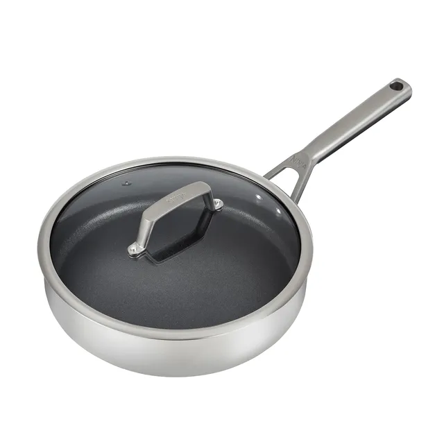 ninja-zerostick-po-le-inox-26-cm-couvercle-verre-induction image 1