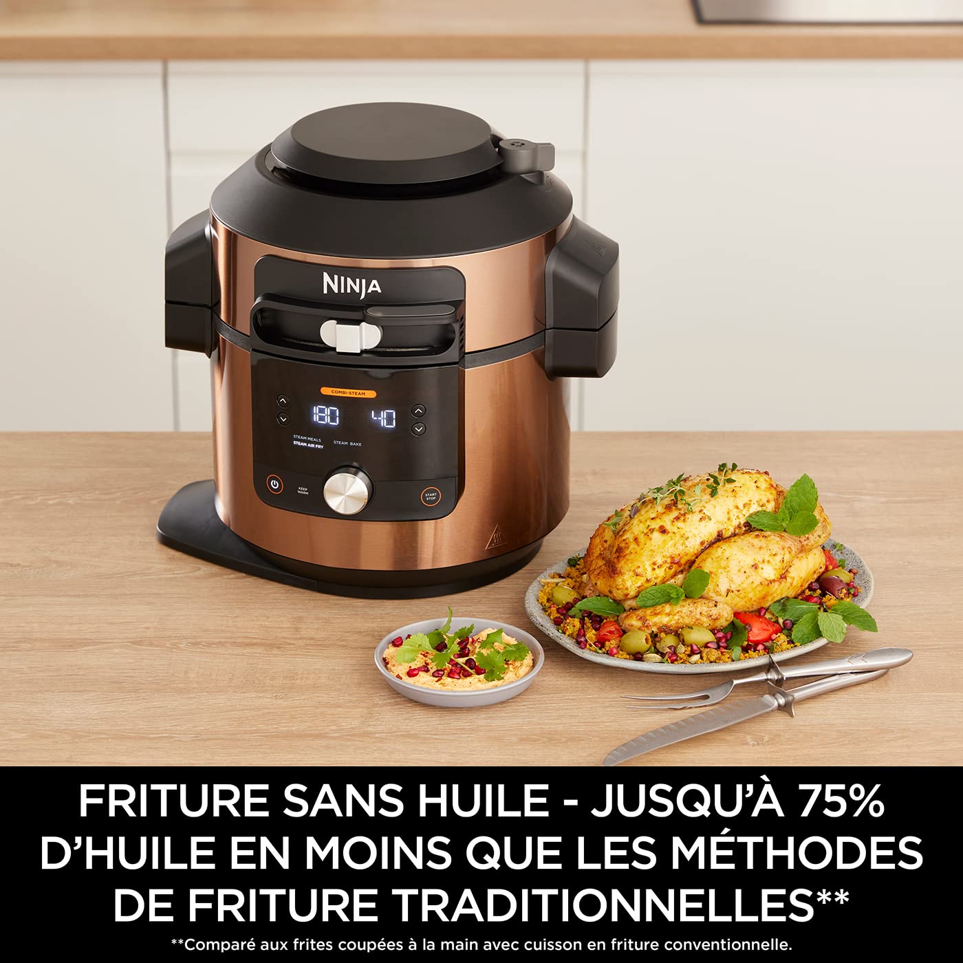 ninja-foodi-max-ol650eucp-multicuiseur-7-5l-cuivre-12-en-1 image 7