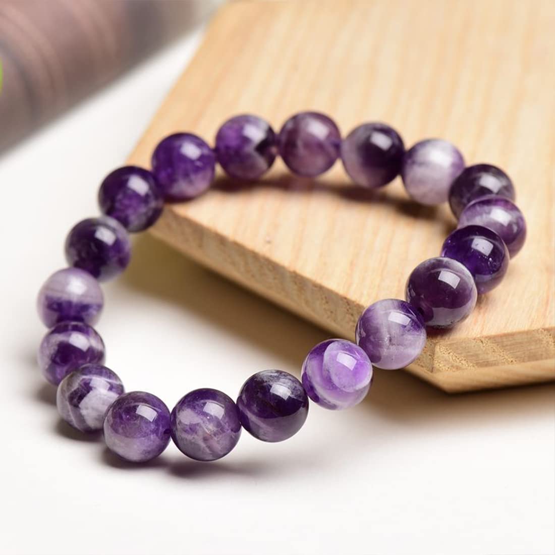 tomedeks-bracelet-fantaisie-violet-8-mm-lastique image 4