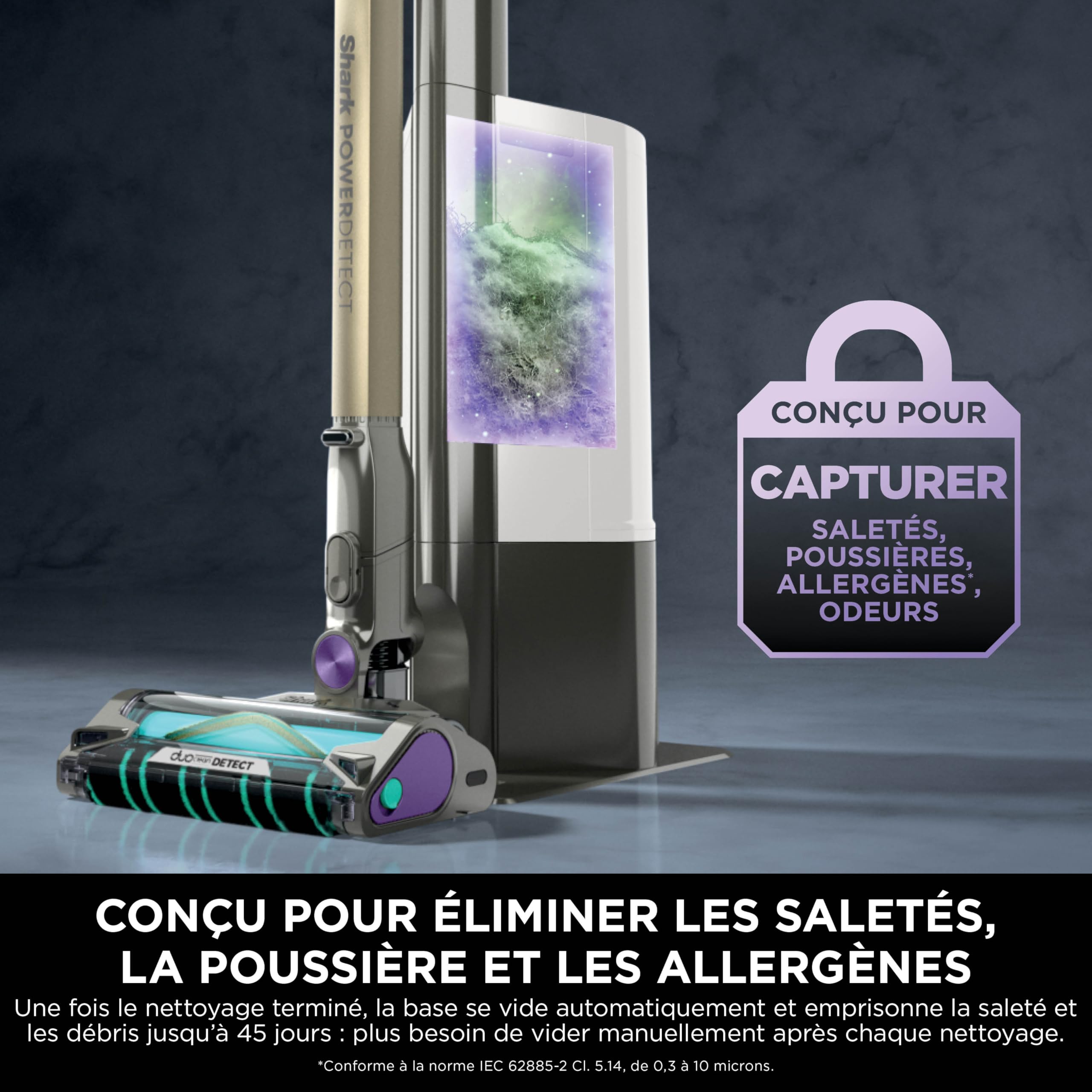 shark-powerdetect-clean-empty-aspirateur-balai-gris-70min image 7
