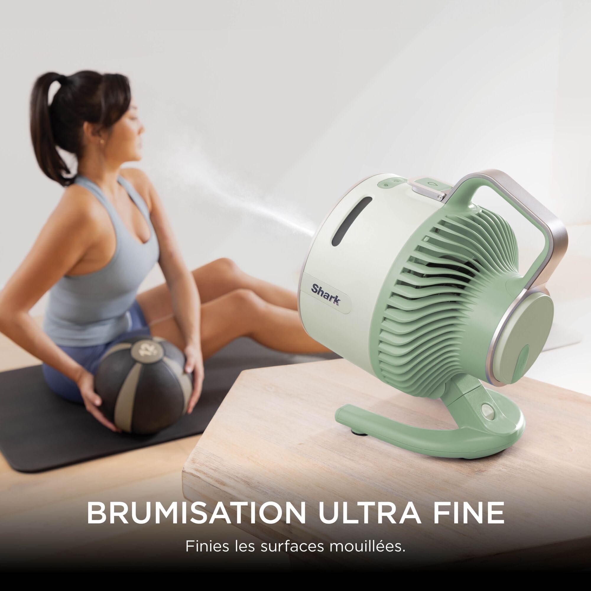 shark-flexbreeze-hydrogo-ventilateur-brumisateur-vert-menthe image 7