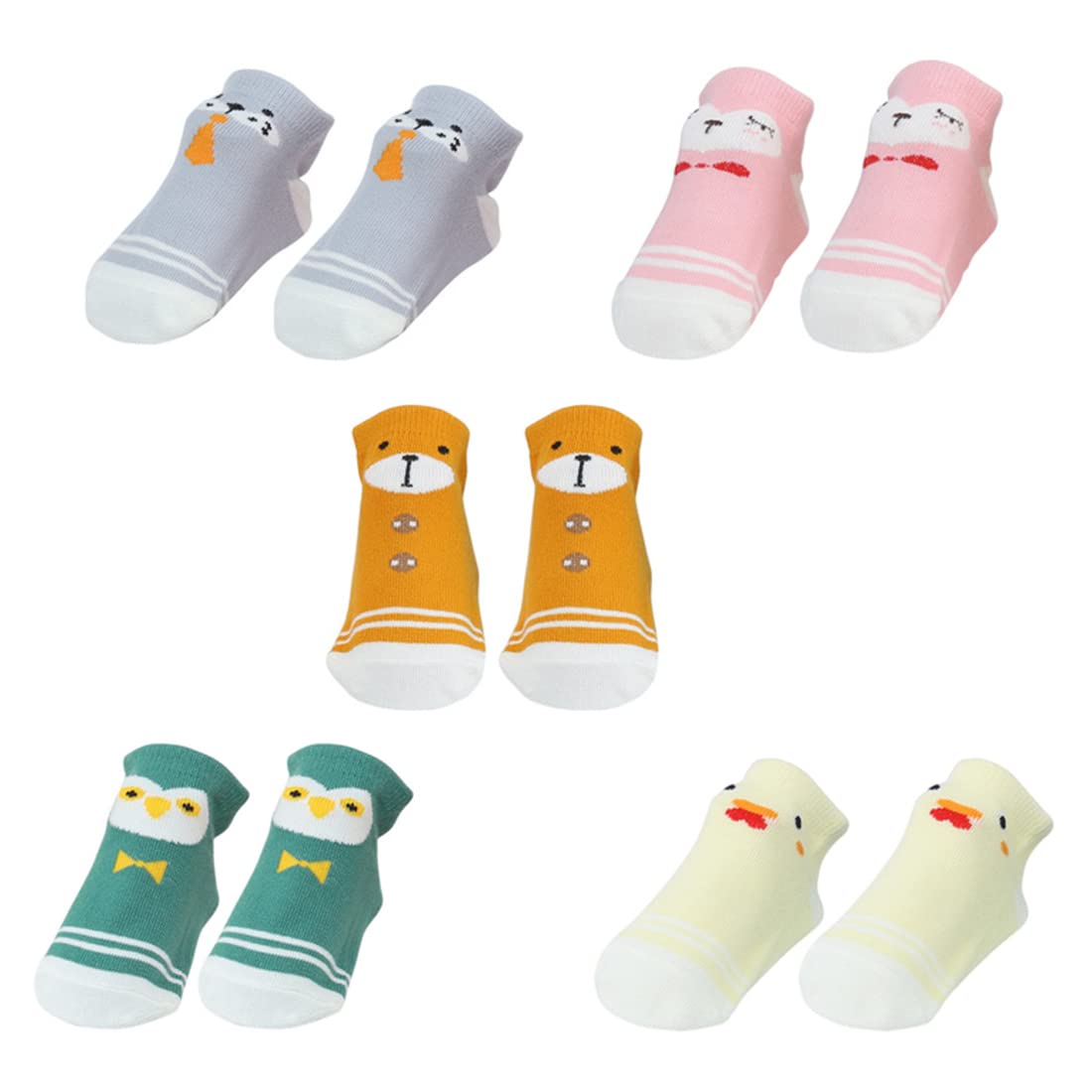 tomedeks-5-paires-chaussettes-b-b-coton-ant-d-rapantes image 1