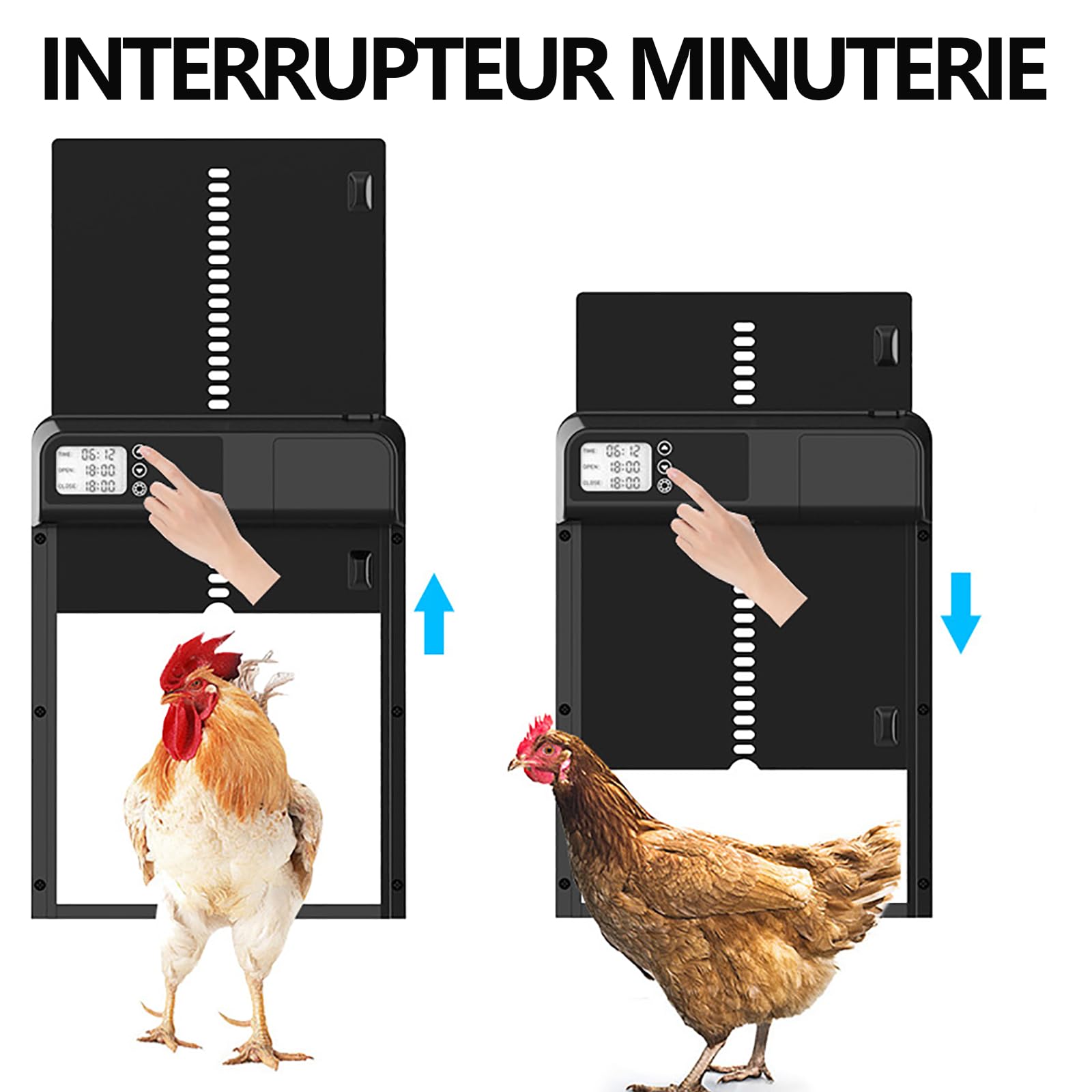 alovez-porte-poulailler-automatique-anti-pincement-noire image 3
