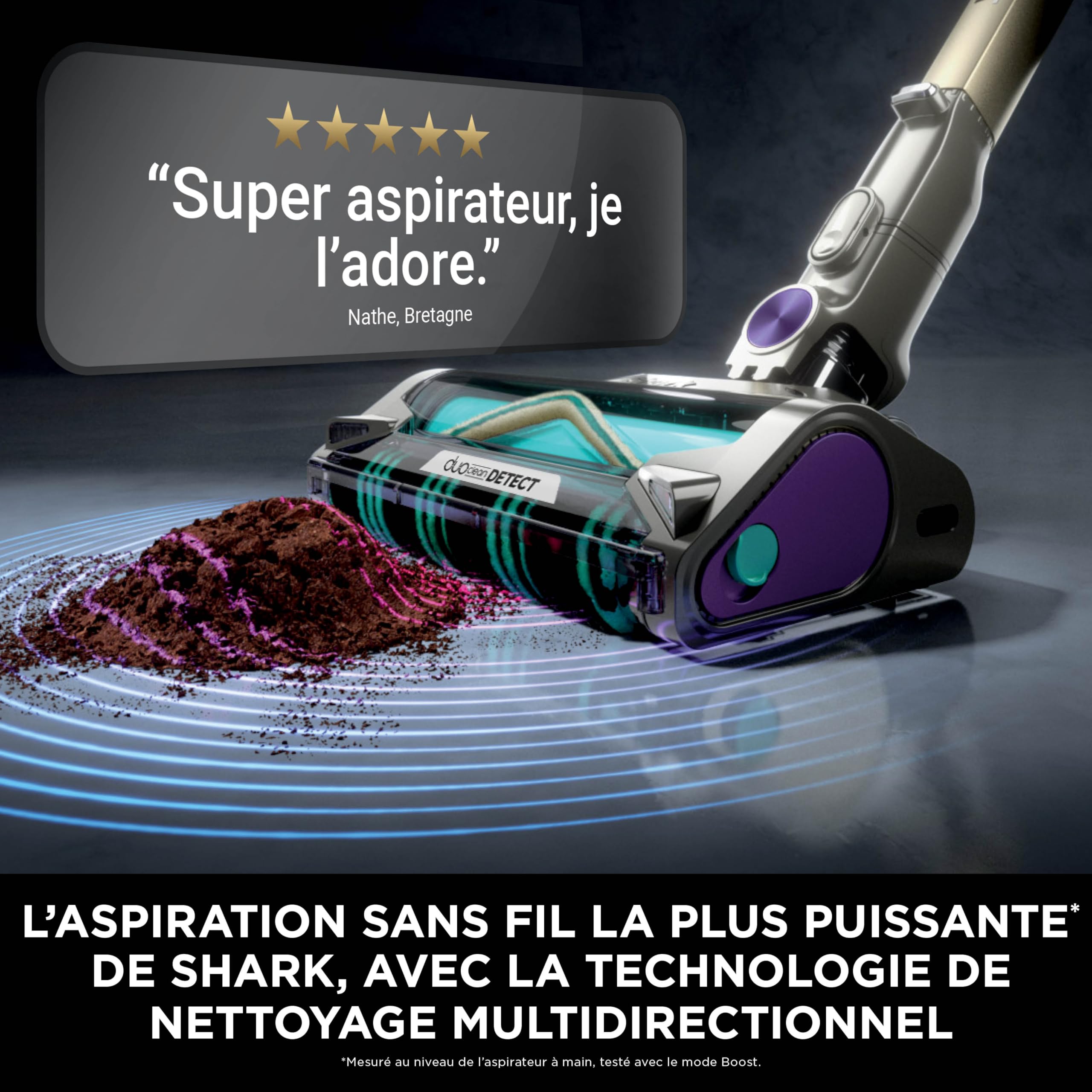 shark-powerdetect-clean-empty-aspirateur-balai-gris-70min image 3