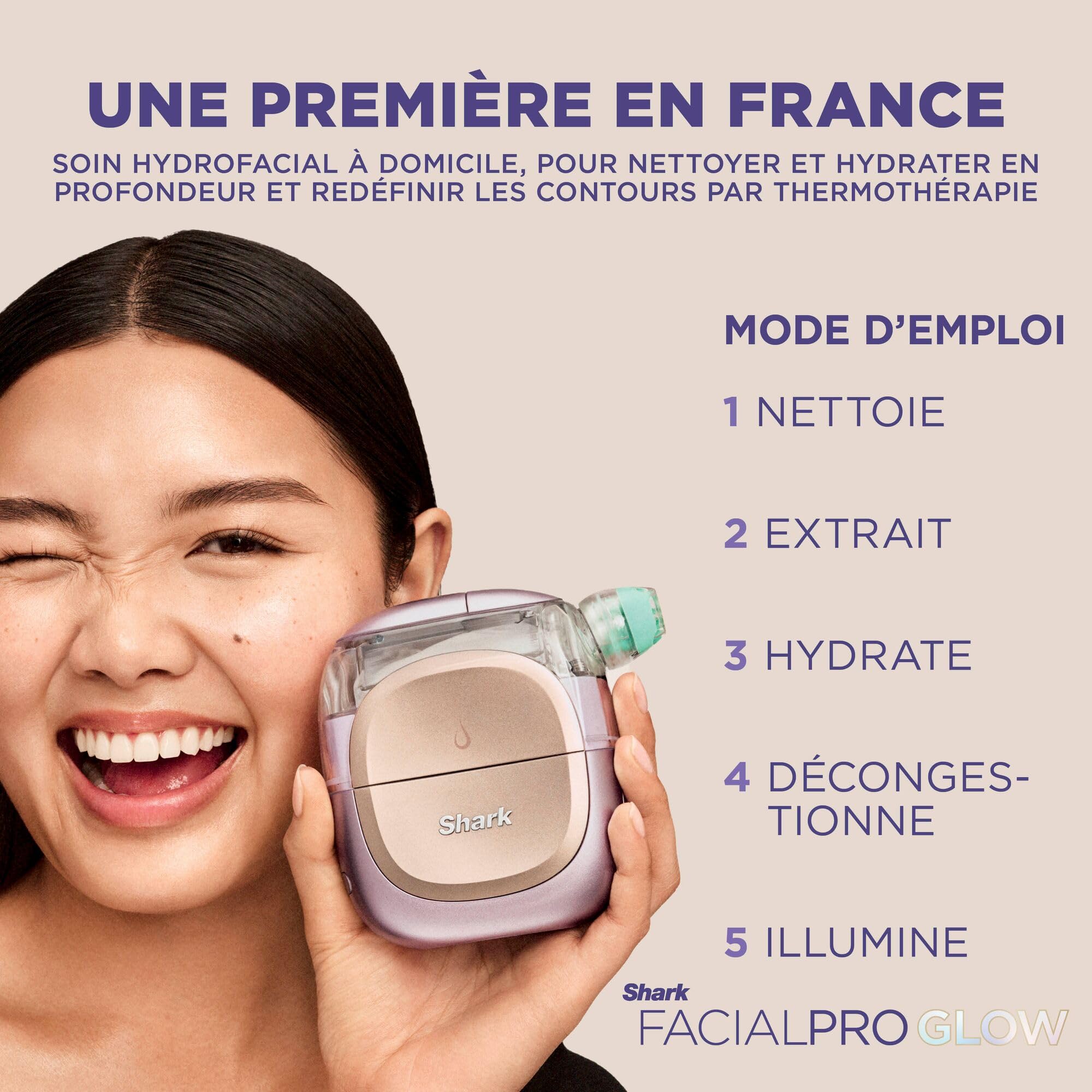 shark-facialpro-glow-fh320amzeu-appareil-visage-bleu-spa image 2