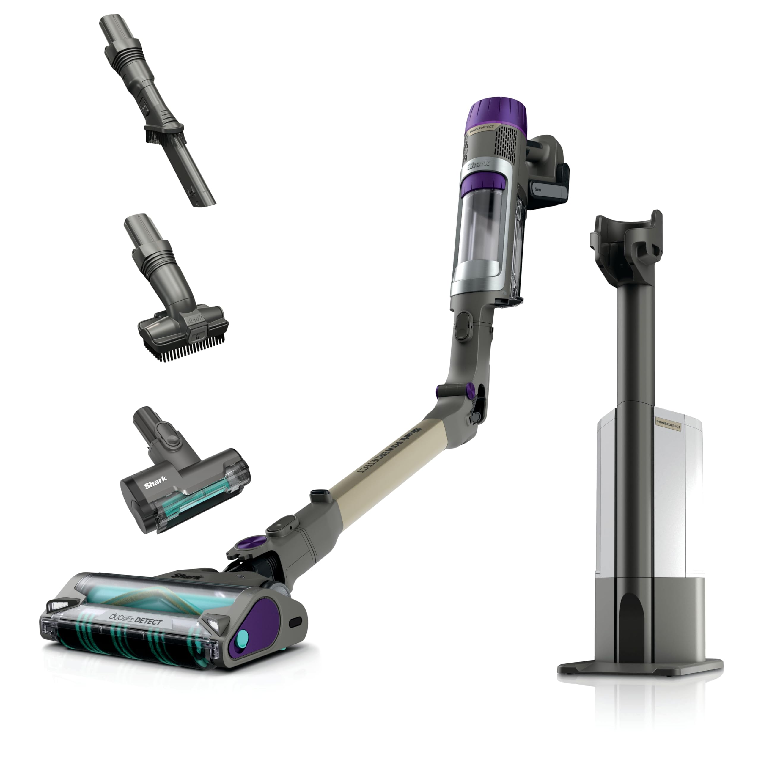 shark-powerdetect-clean-empty-aspirateur-balai-gris-70min image 1