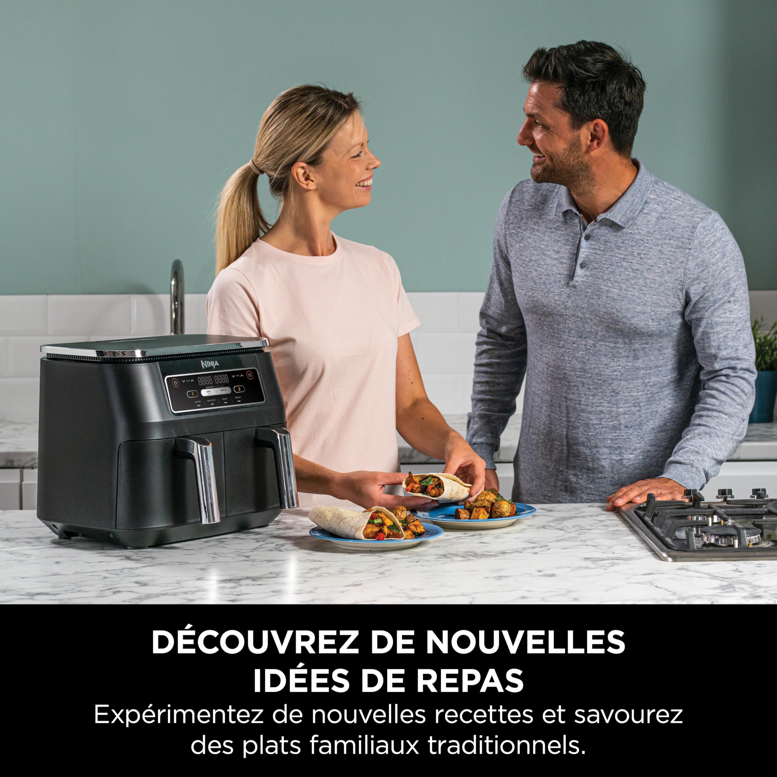 ninja-foodi-dual-zone-af200eu-air-fryer-7-6l-noir image 3