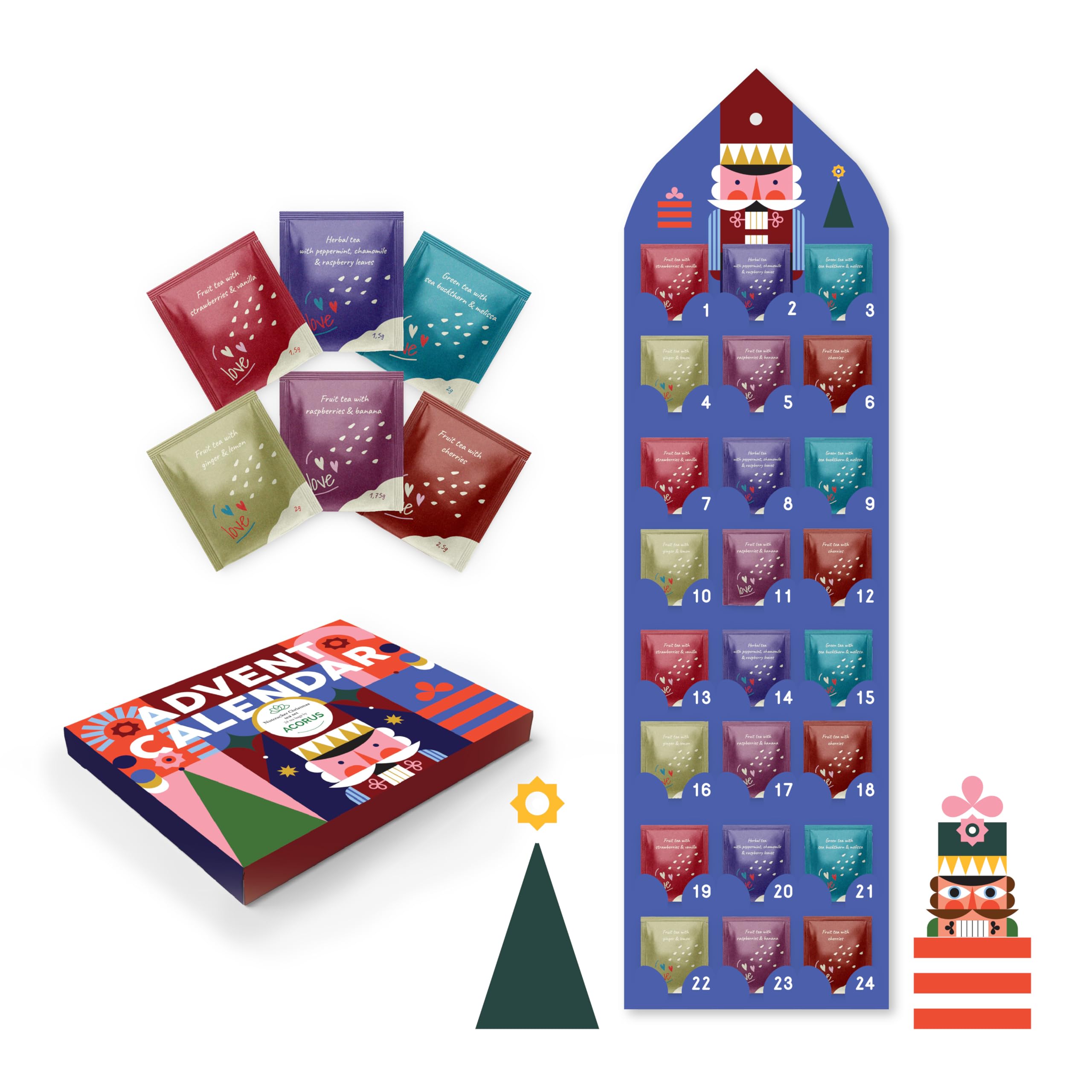 acorus-casse-noisette-calendrier-avent-th-24-sachets-6-saveurs image 1